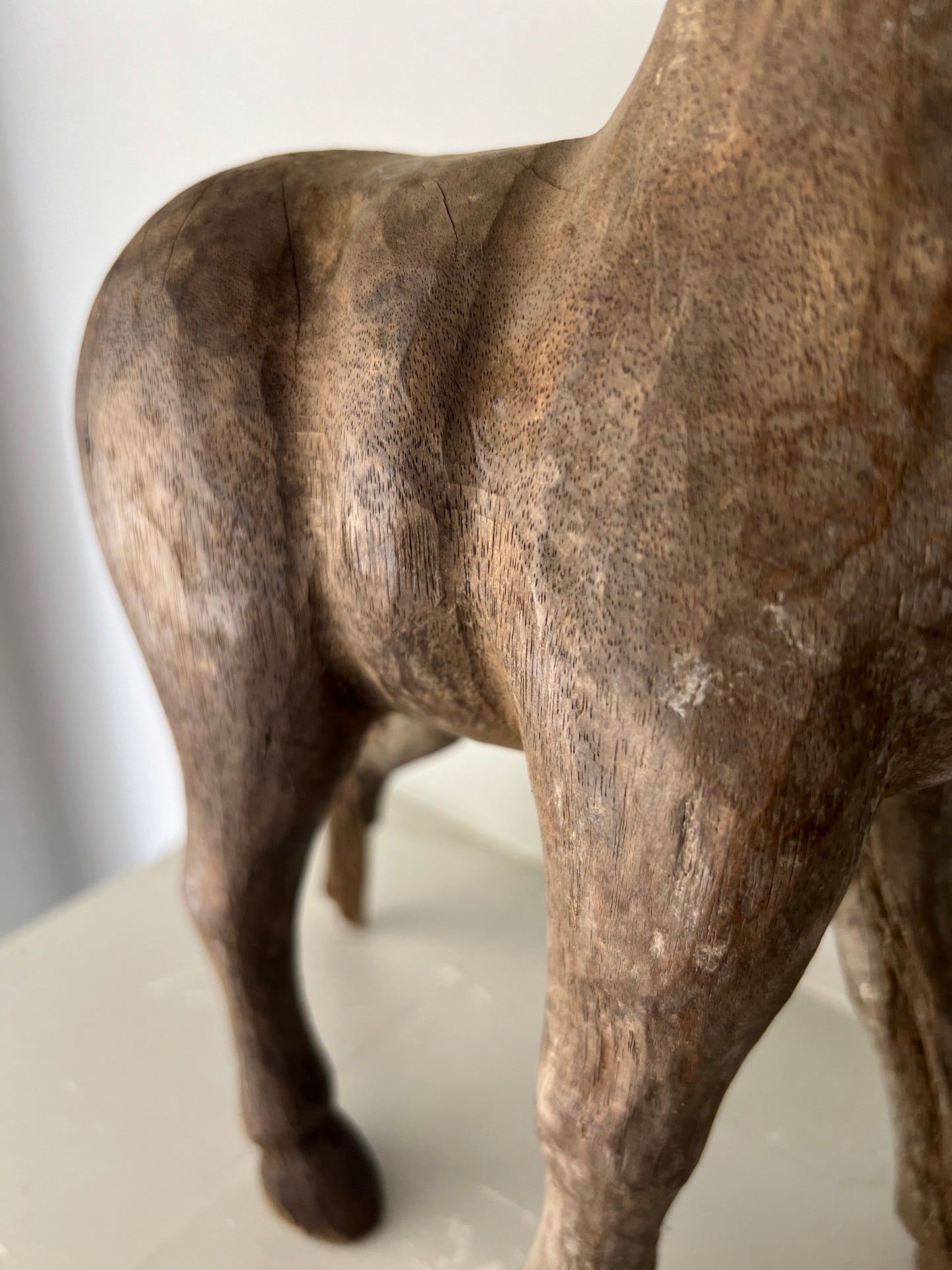 Vintage Rustic Wooden Camel