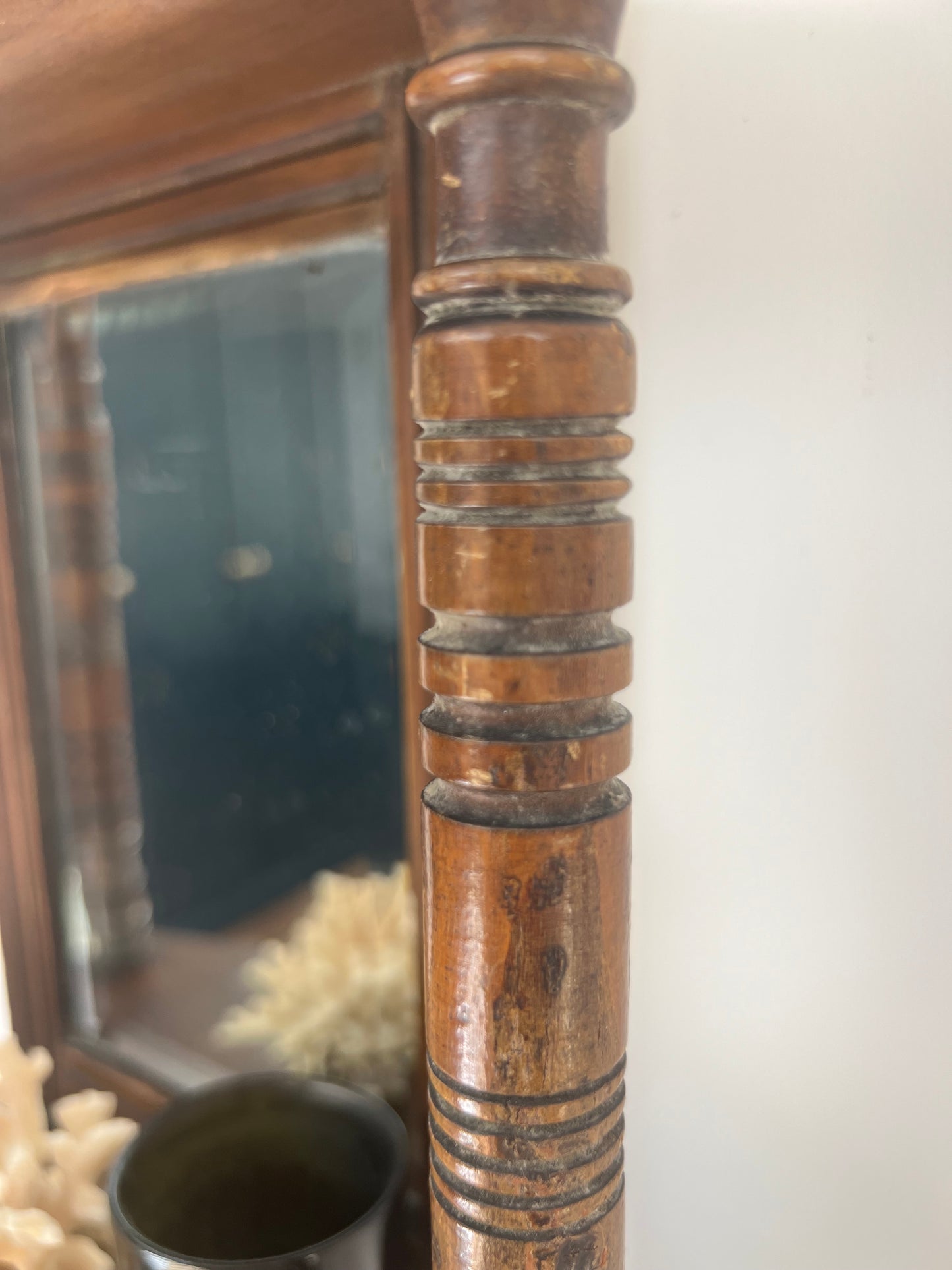 Antique Vanity Hall Mirror