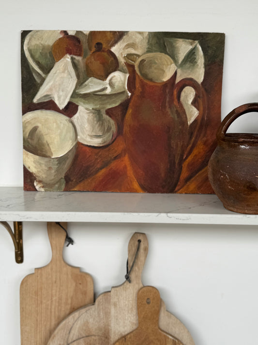 Mid Century British Still Life Bryan Whitfield Double Sided 