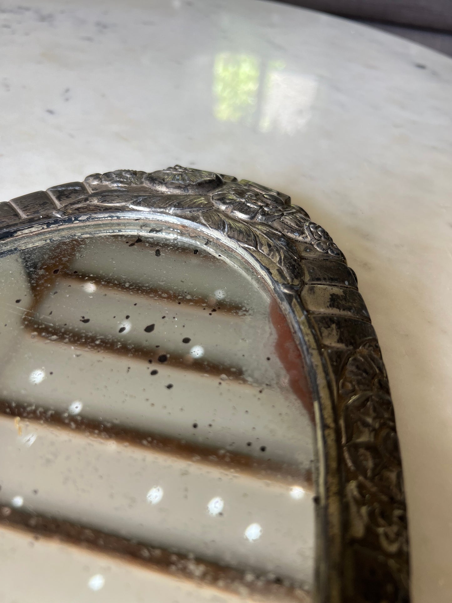 Vintage French Art Deco Mirrored Tray