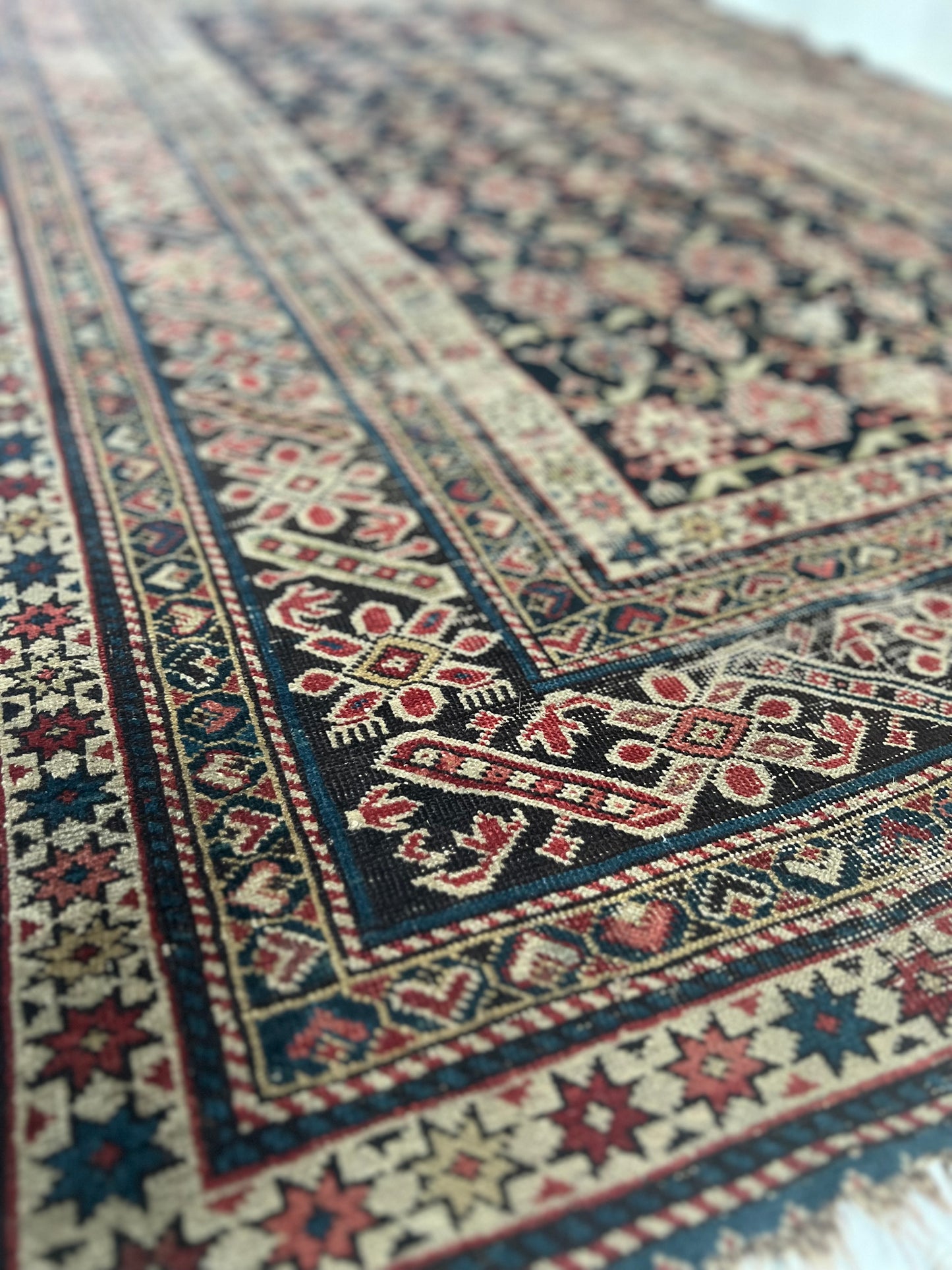 Beautiful Old Country House Kazak Rug