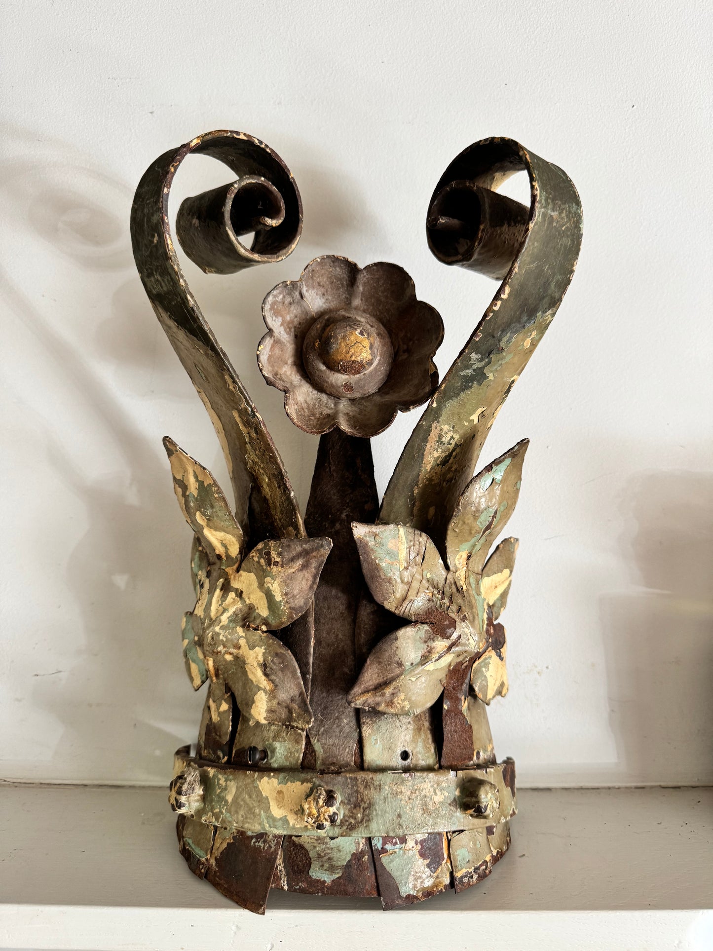 Antique French Cast Iron Decorative Objet