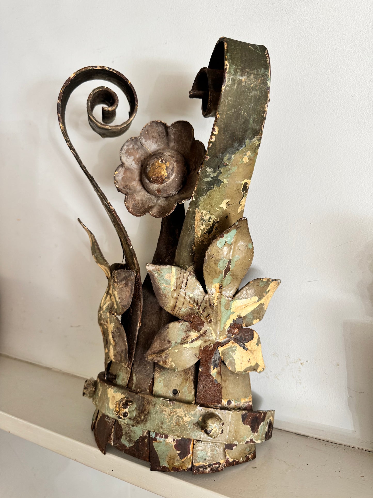 Antique French Cast Iron Decorative Objet