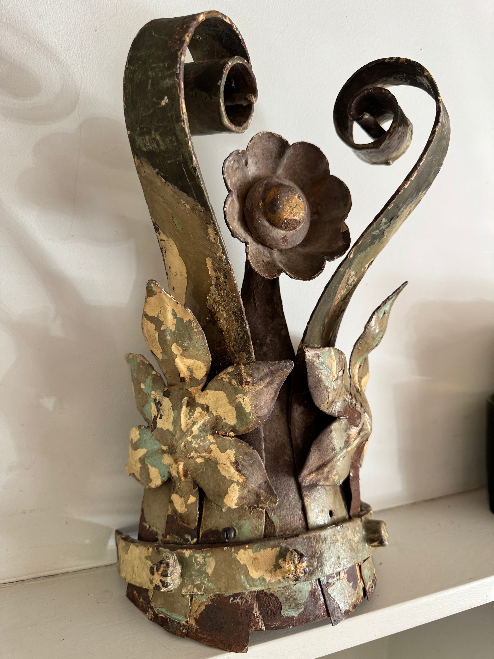 Antique French Cast Iron Decorative Objet