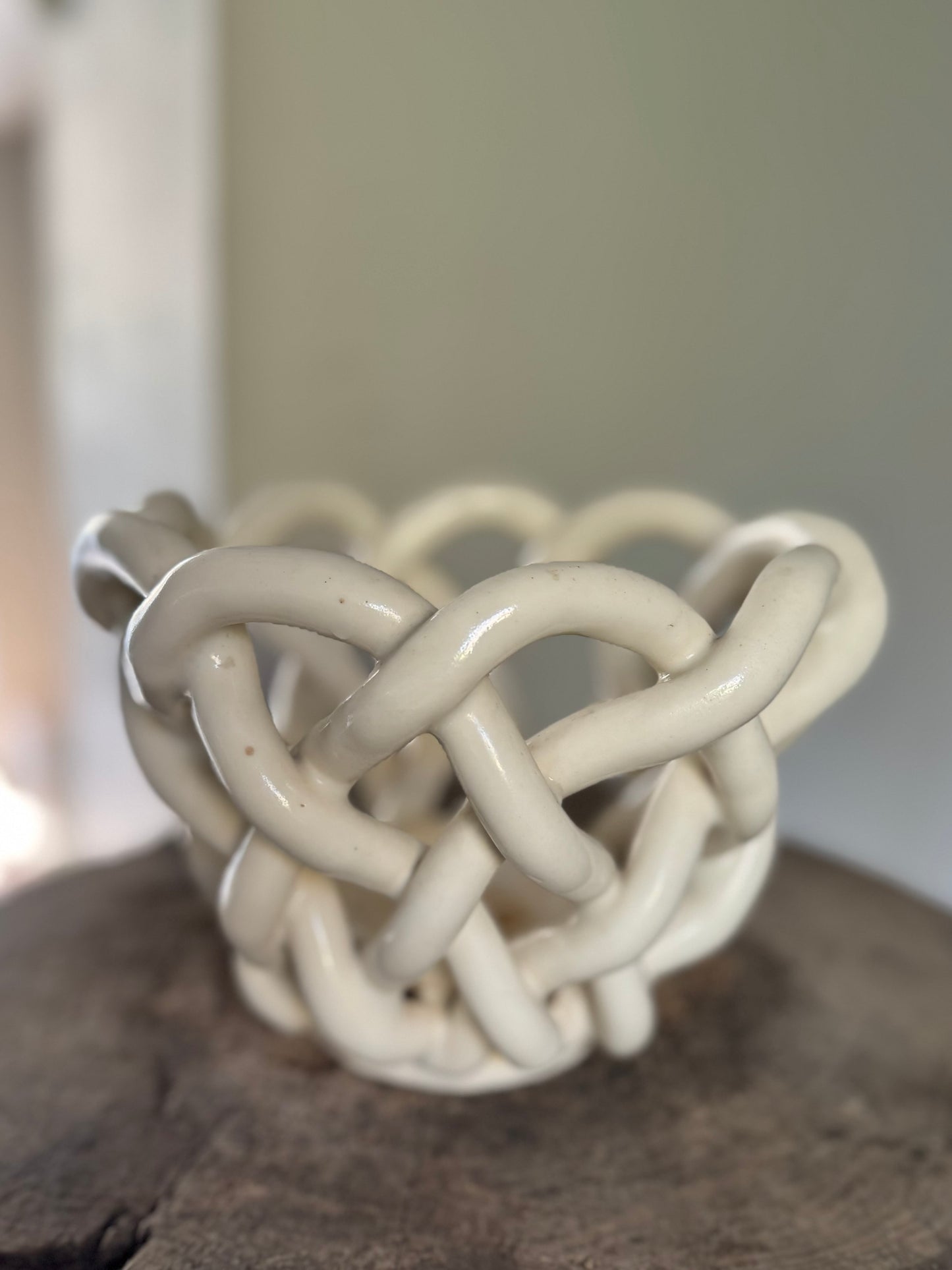 Vintage Sculptural Planter / Pot