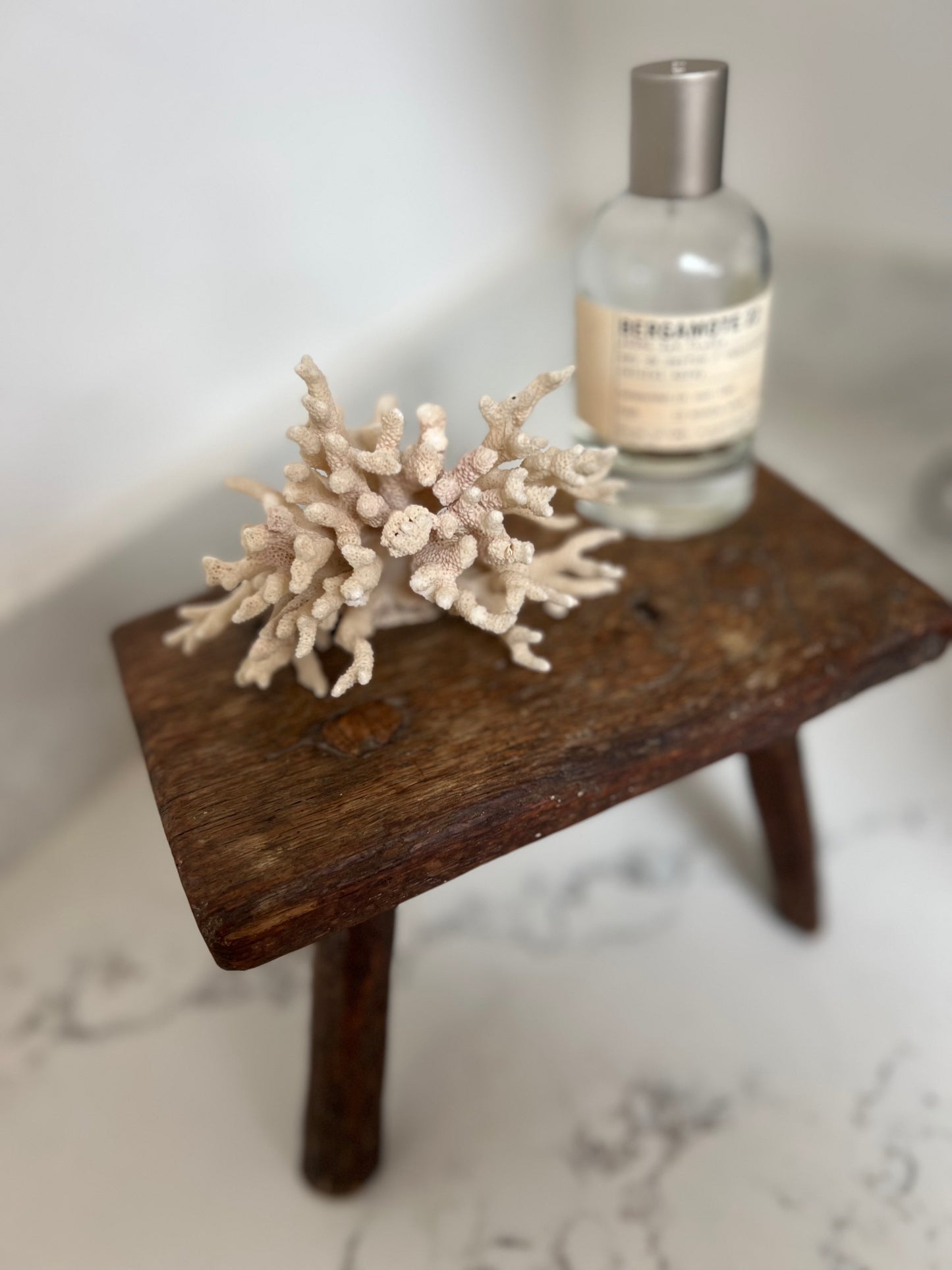 Tiny Vintage Rustic Stool