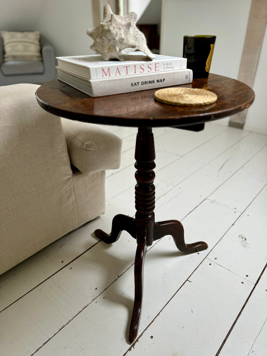 19th Century Tilt Top Side Table