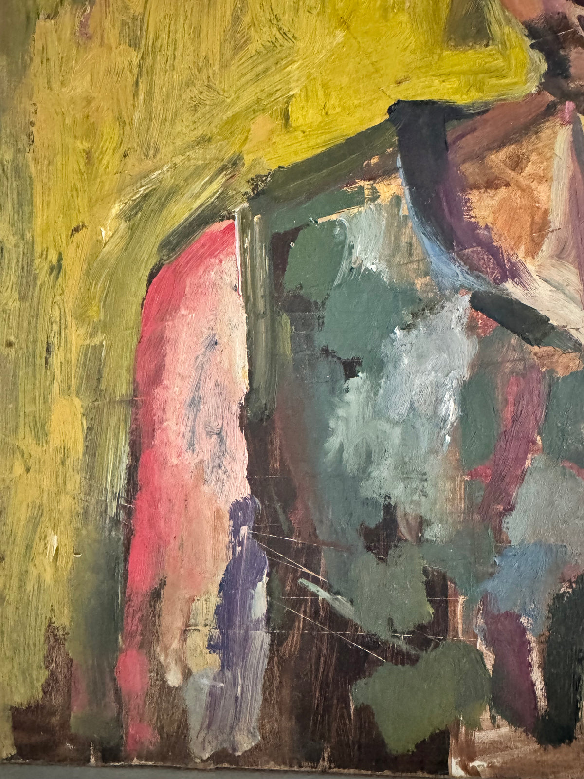 Mid Century Bold Expressive Portrait