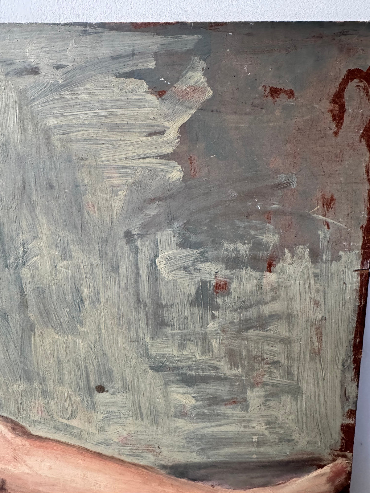 Beautiful Large Mid Century Nude on Board