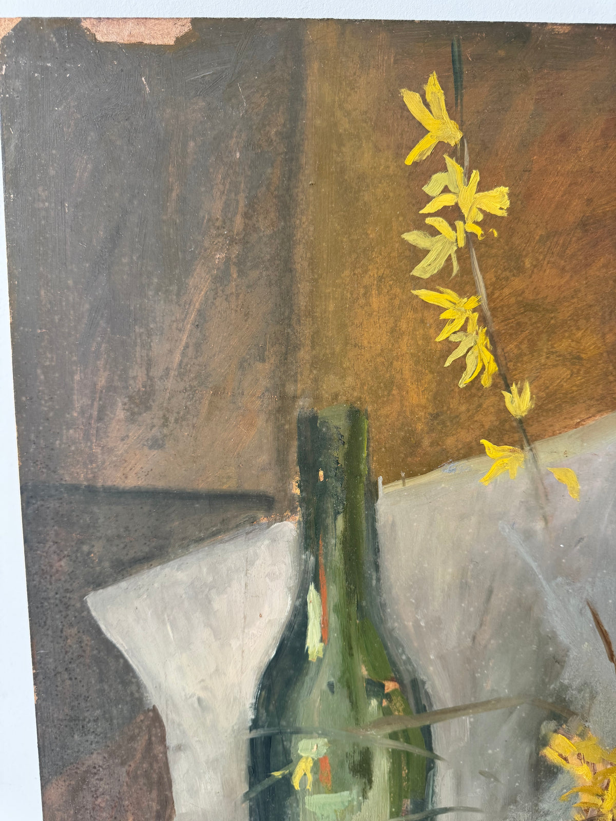 Large Mid Century Still Life 'Eggs" on Board