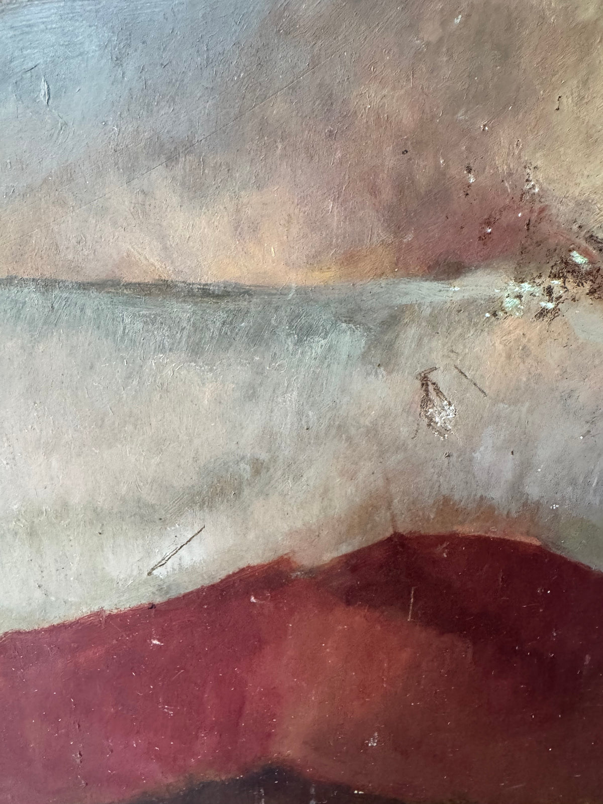 Classic Large Mid Century Nude on Board