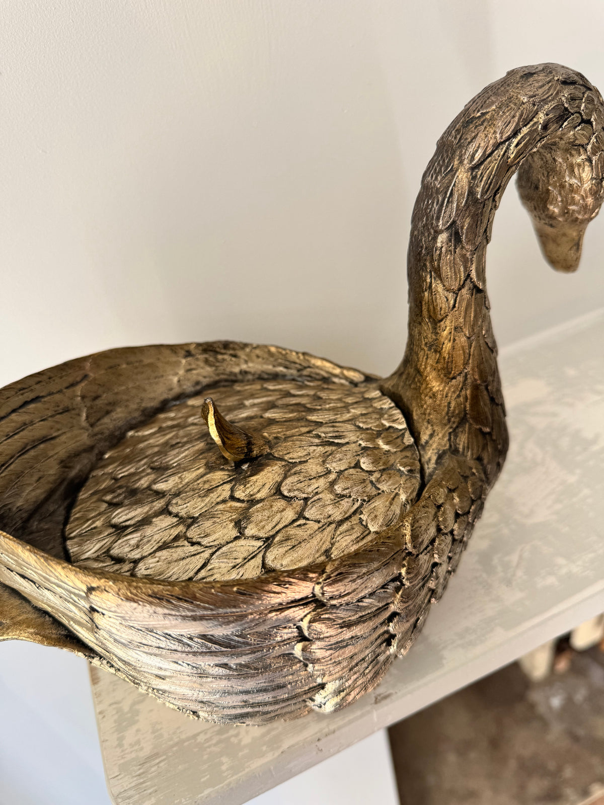Vintage Swan Ice Bucket