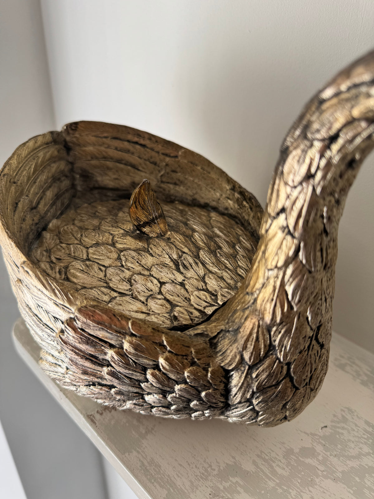 Vintage Swan Ice Bucket
