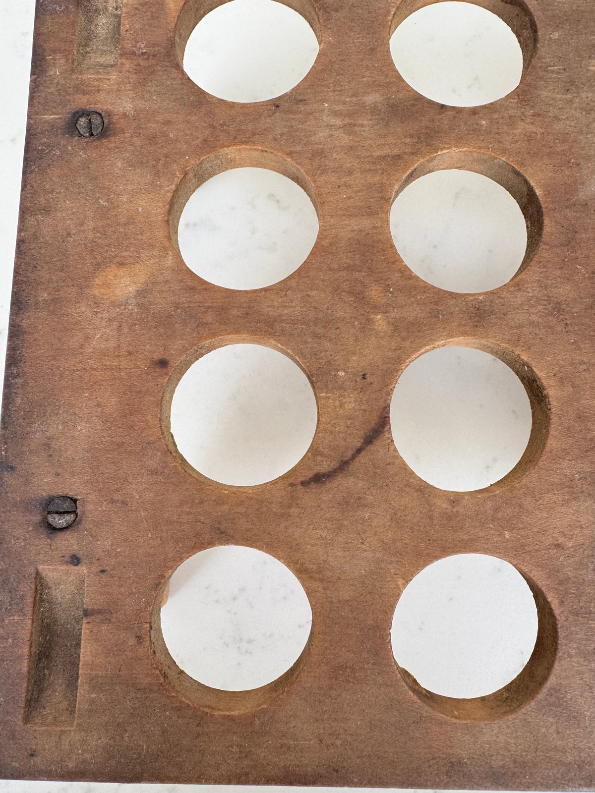 Vintage Wooden Stackable Egg Rack