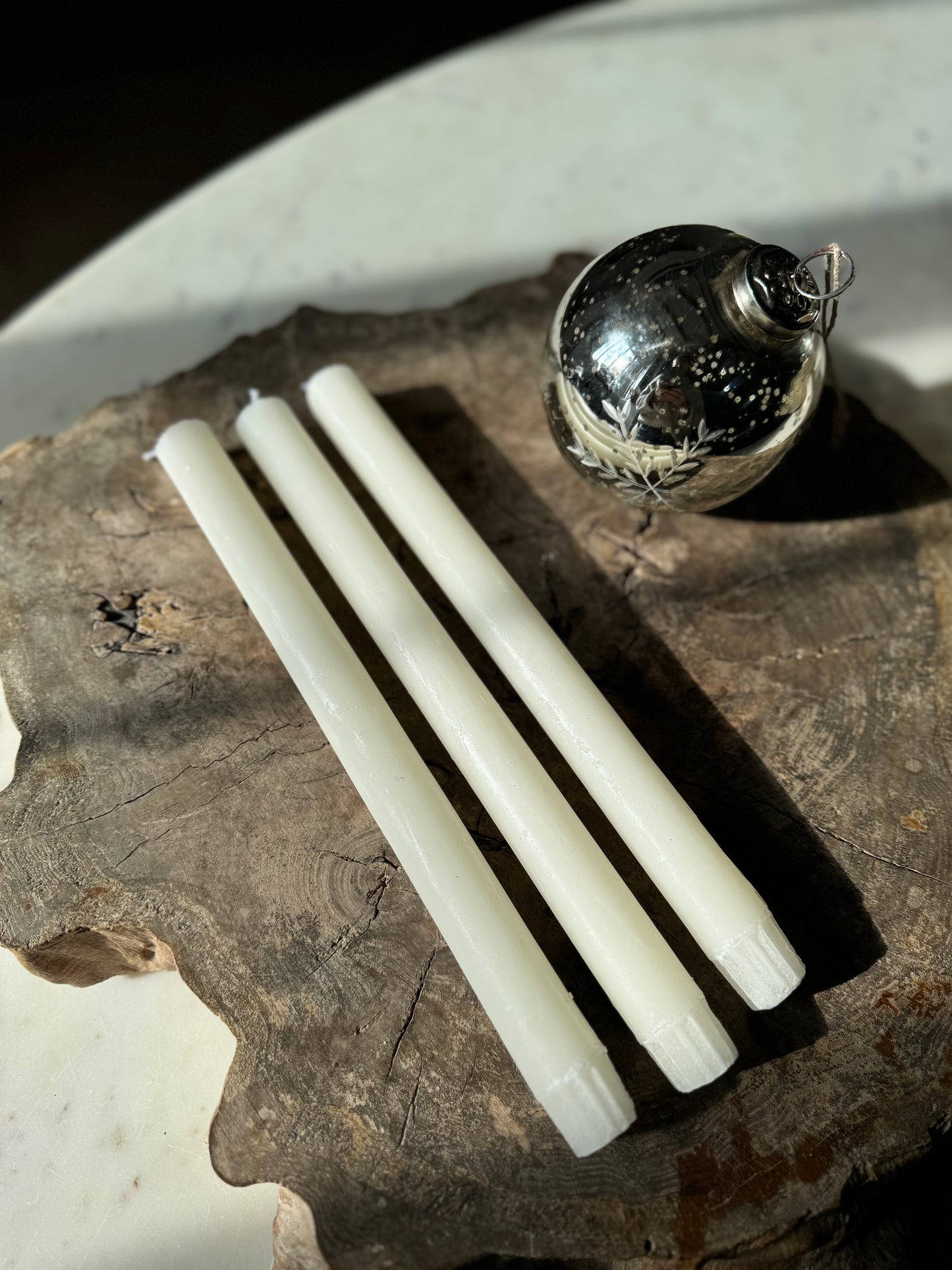 Hand Poured Ivory Wax Pillar Candle