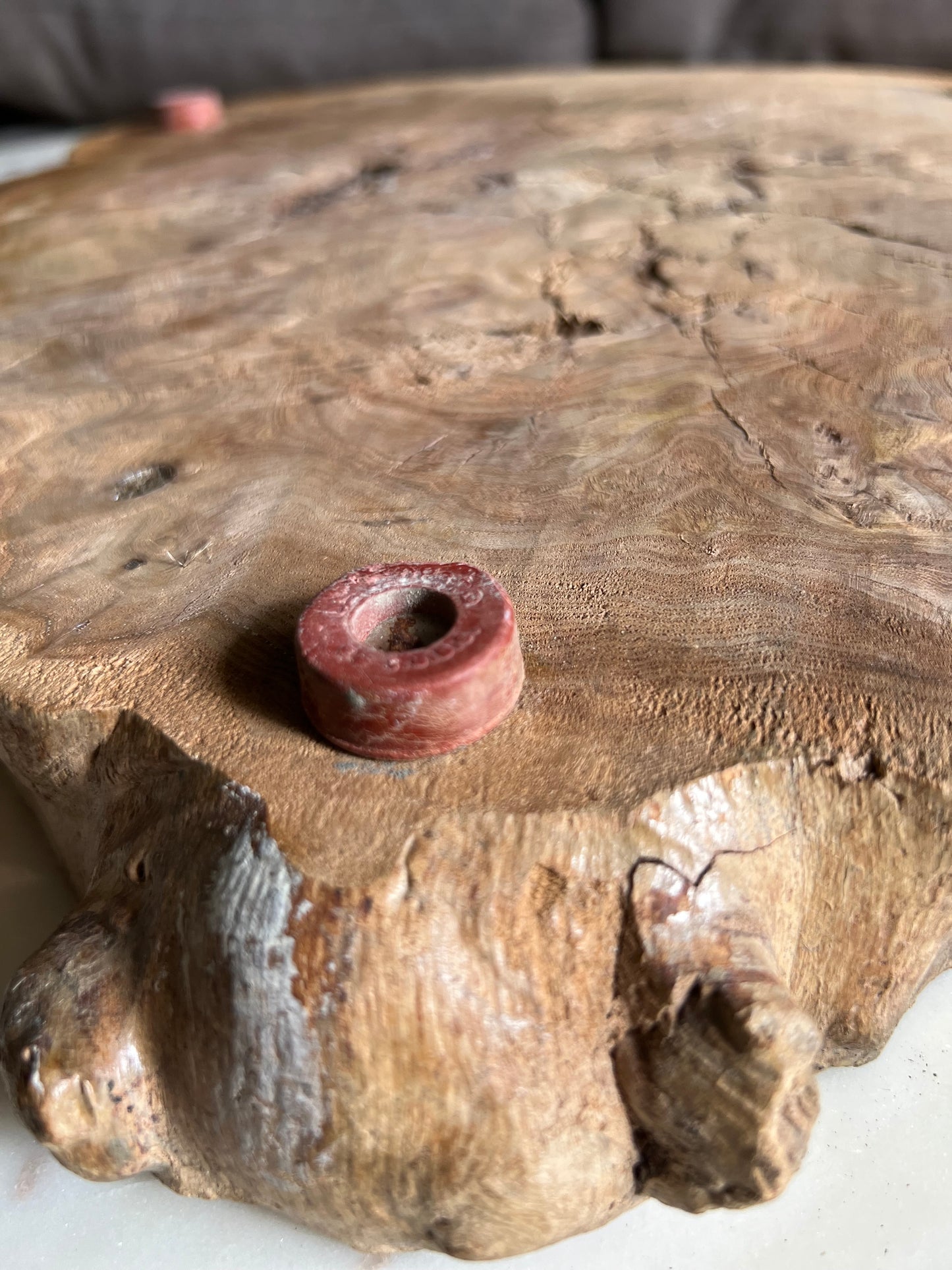 Vintage Burr Oak Plinth