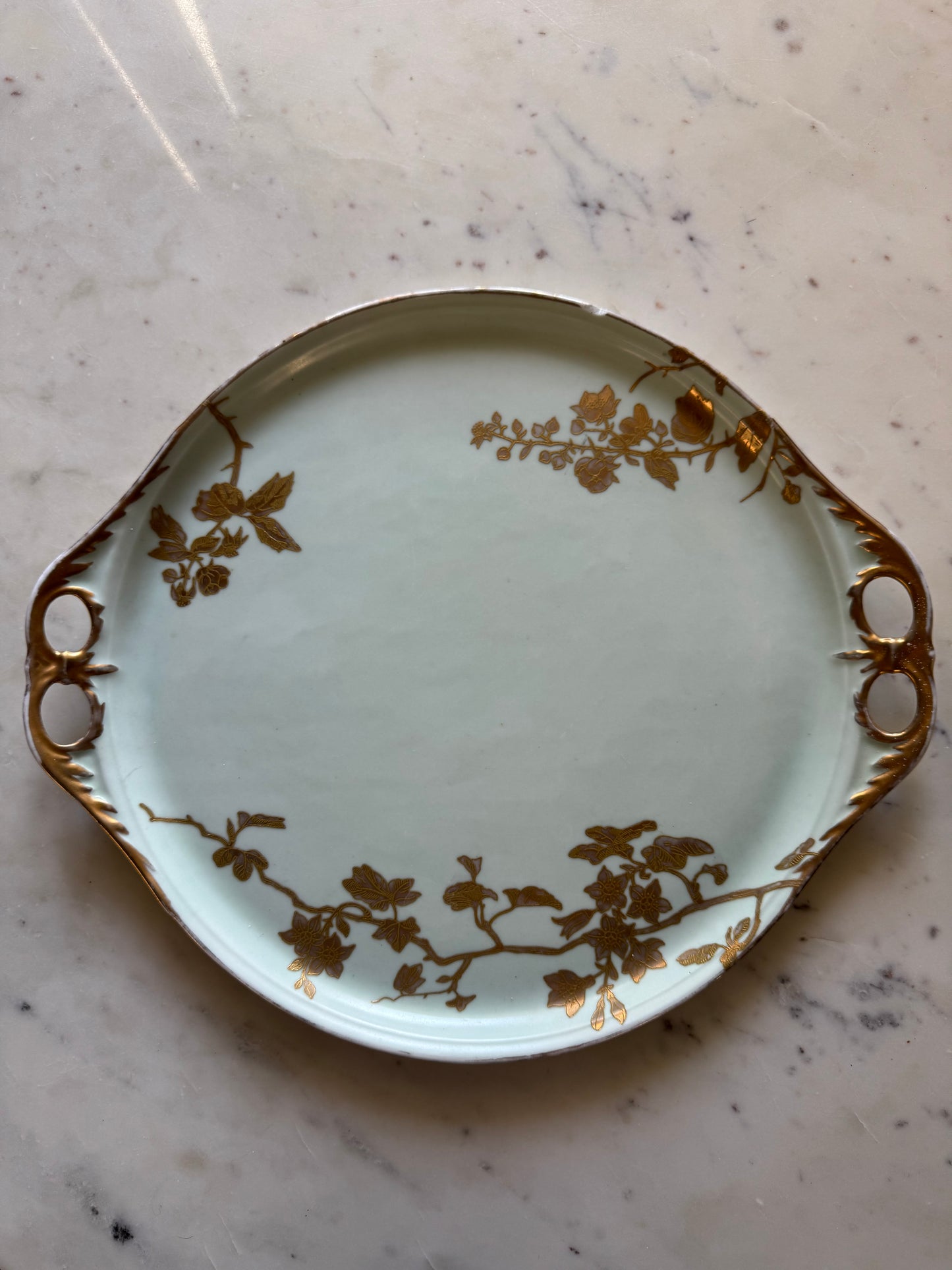 Large Vintage Limoges Porcelain Tray