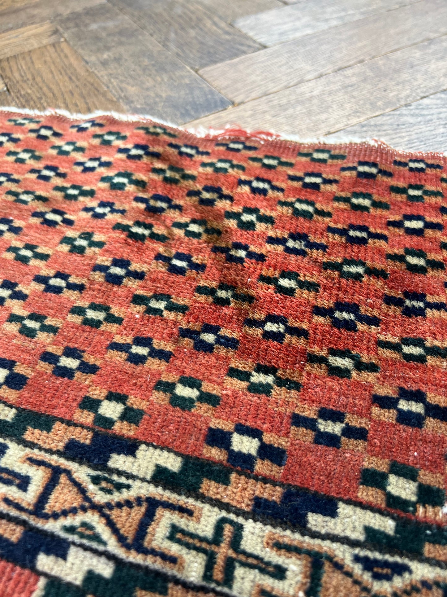 Mid Century Turkomen Rug