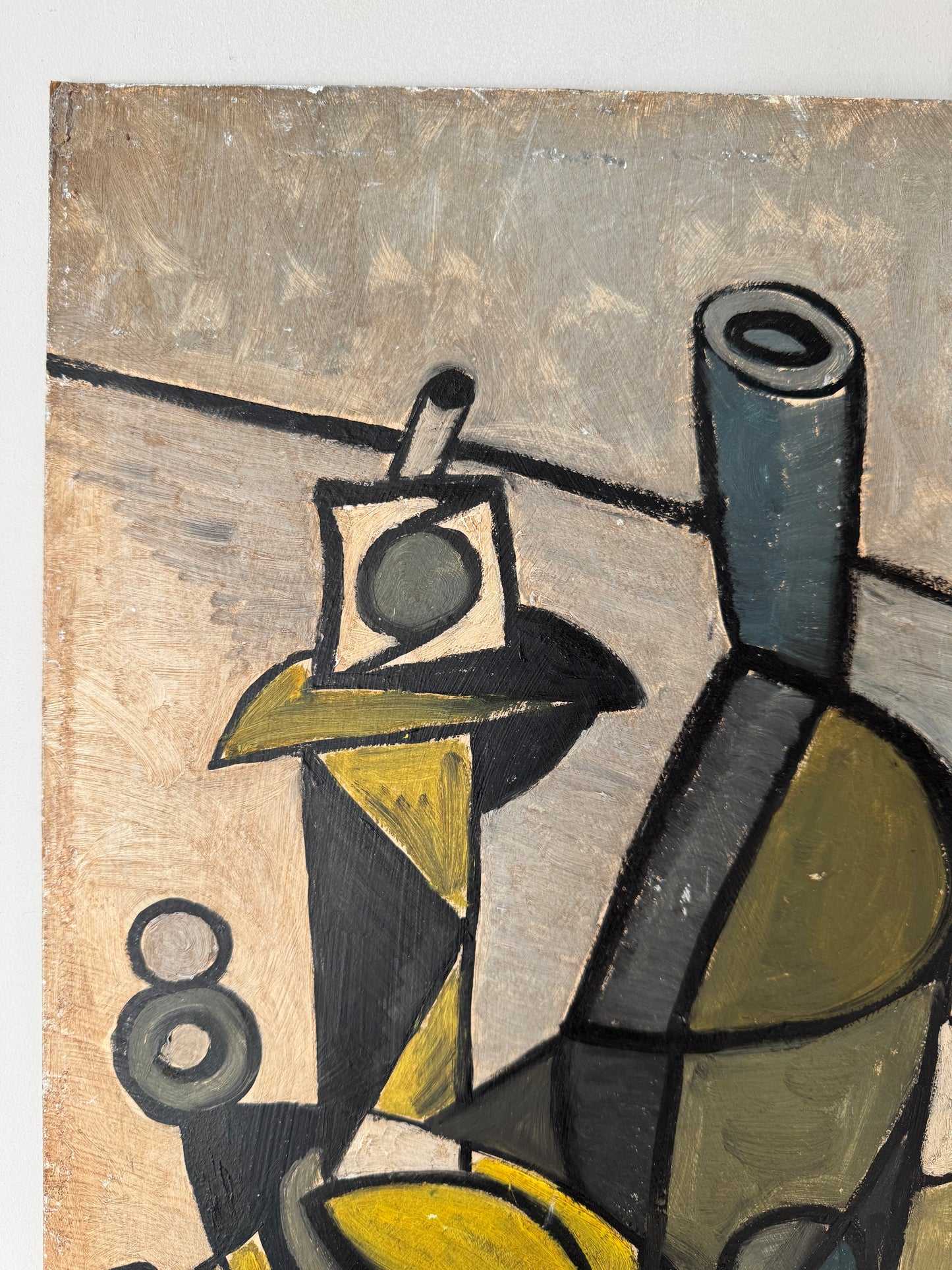 Vintage Cubist Still Life In Style Of Emil Filla