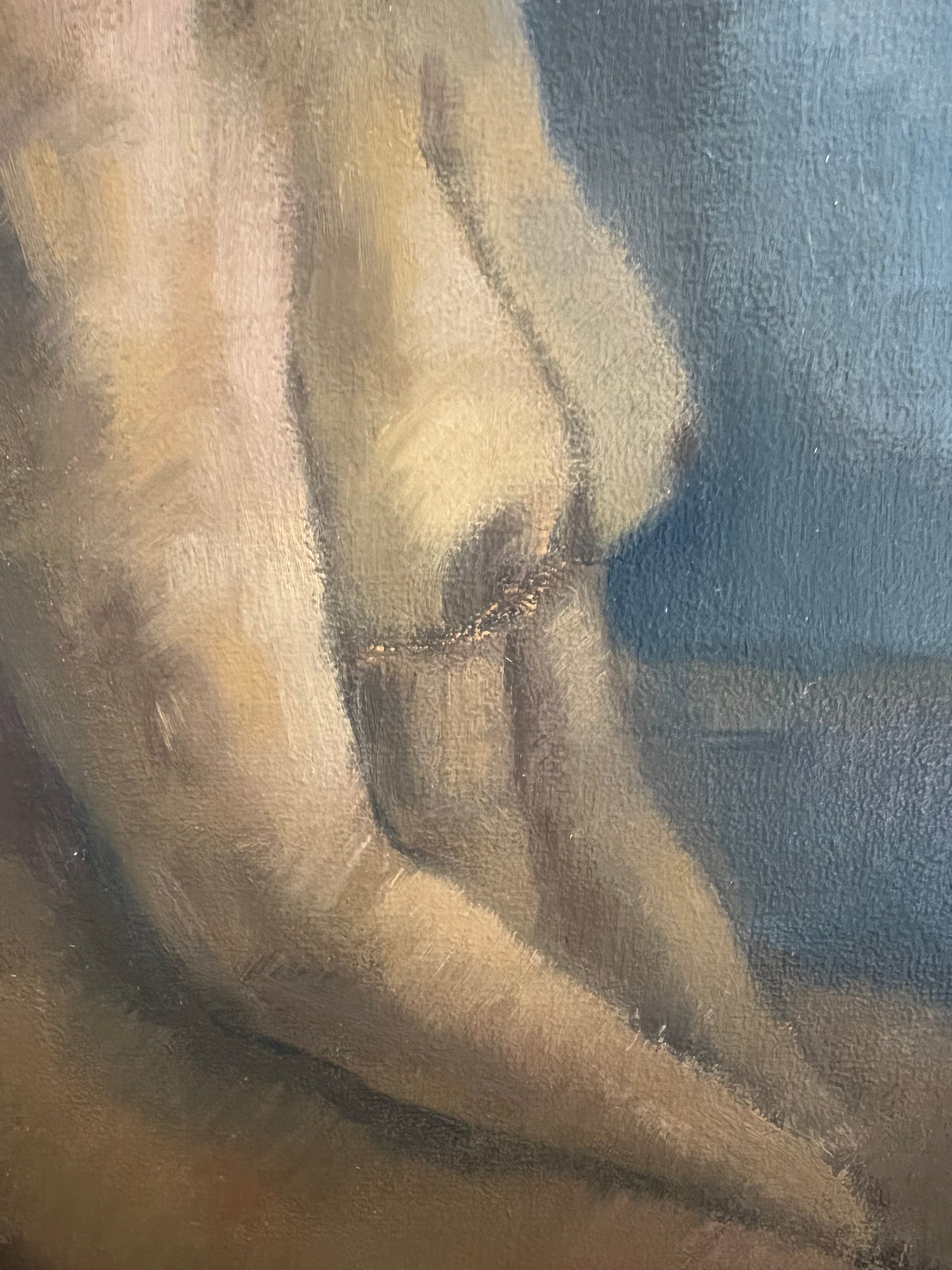 Beautiful Mid Century Nude on Board