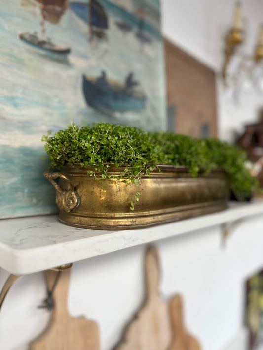 Antique Brass Planter