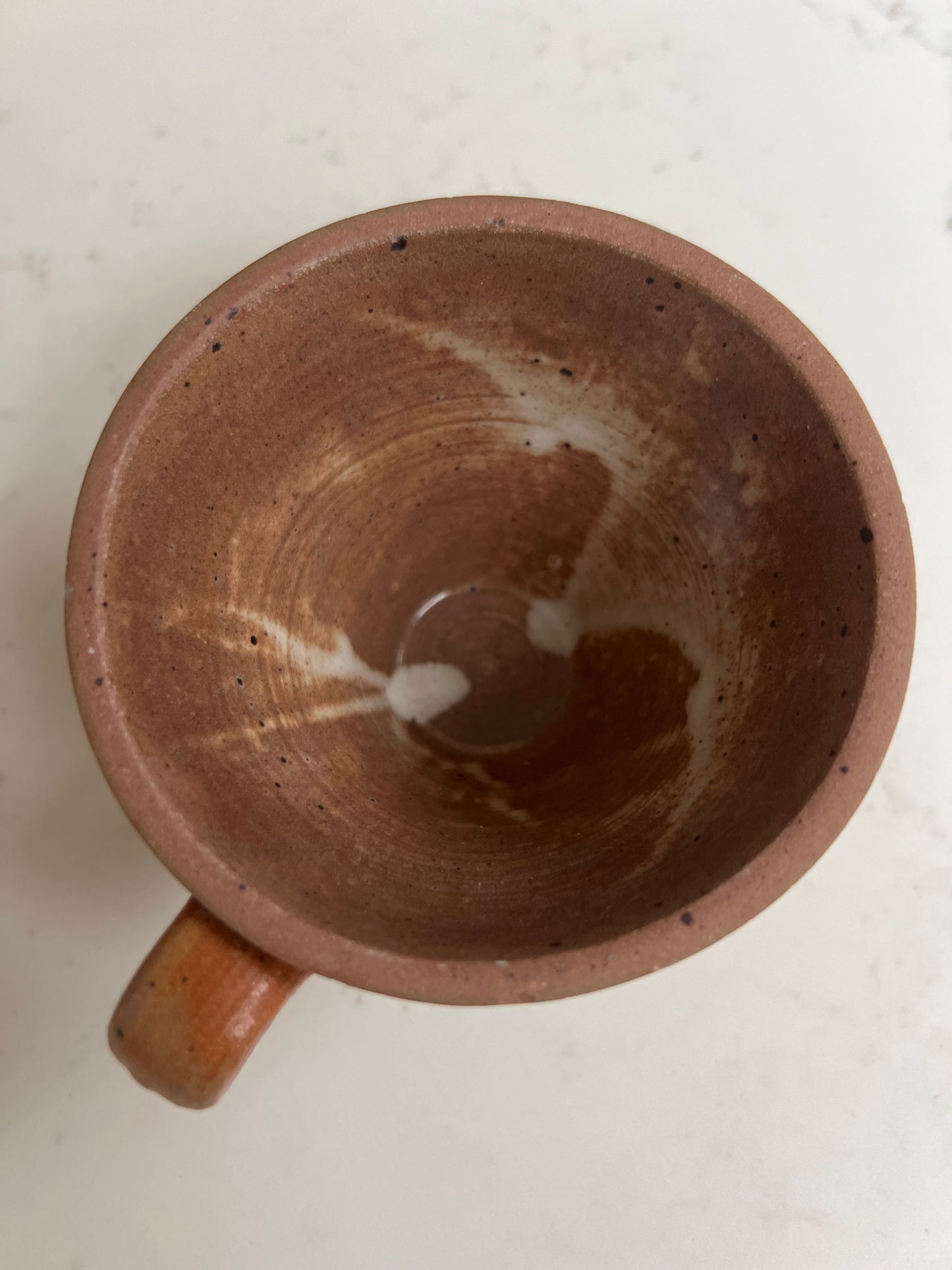 Set Of 3 Vintage French Stoneware Cups