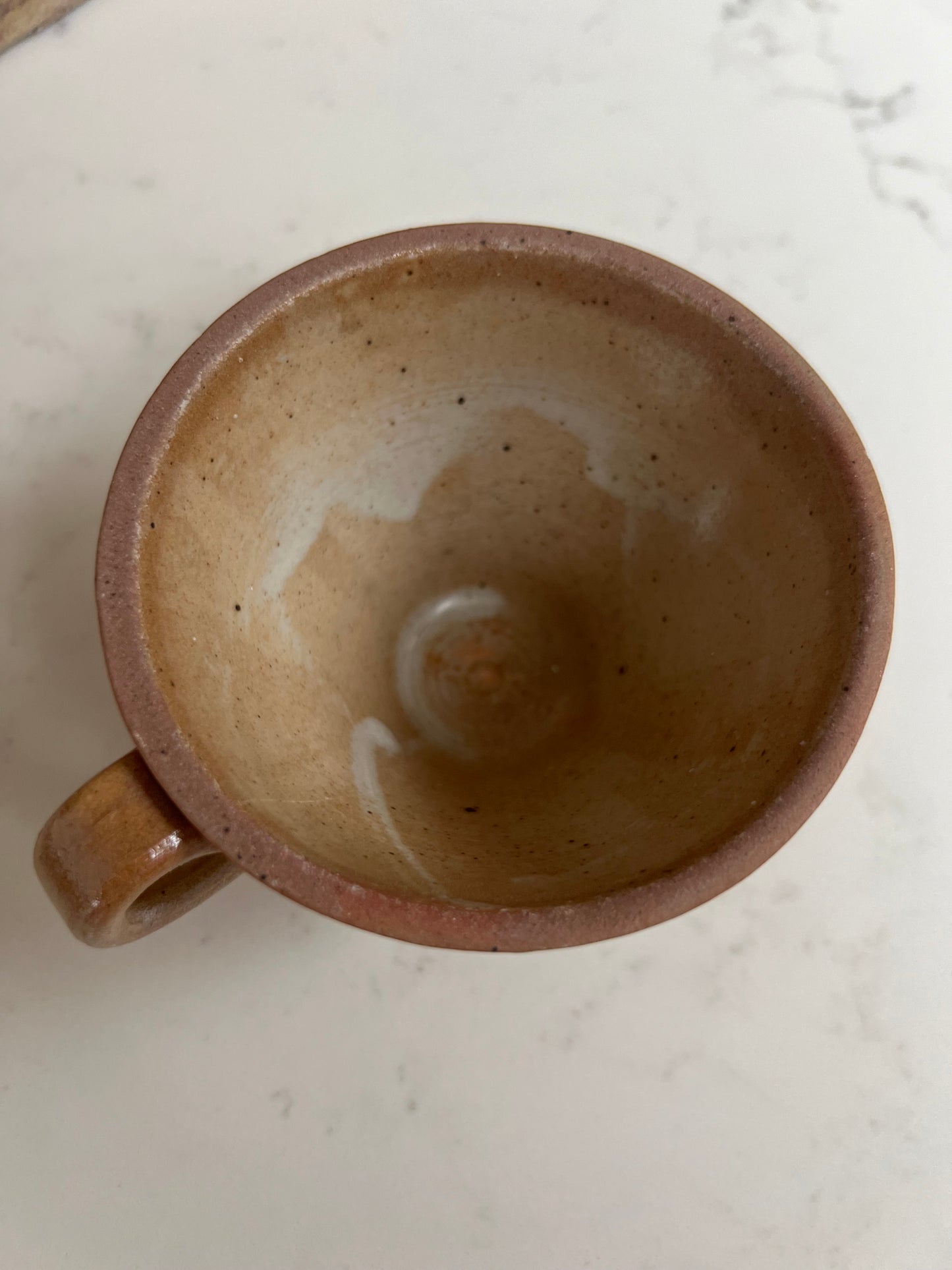 Set Of 3 Vintage French Stoneware Cups