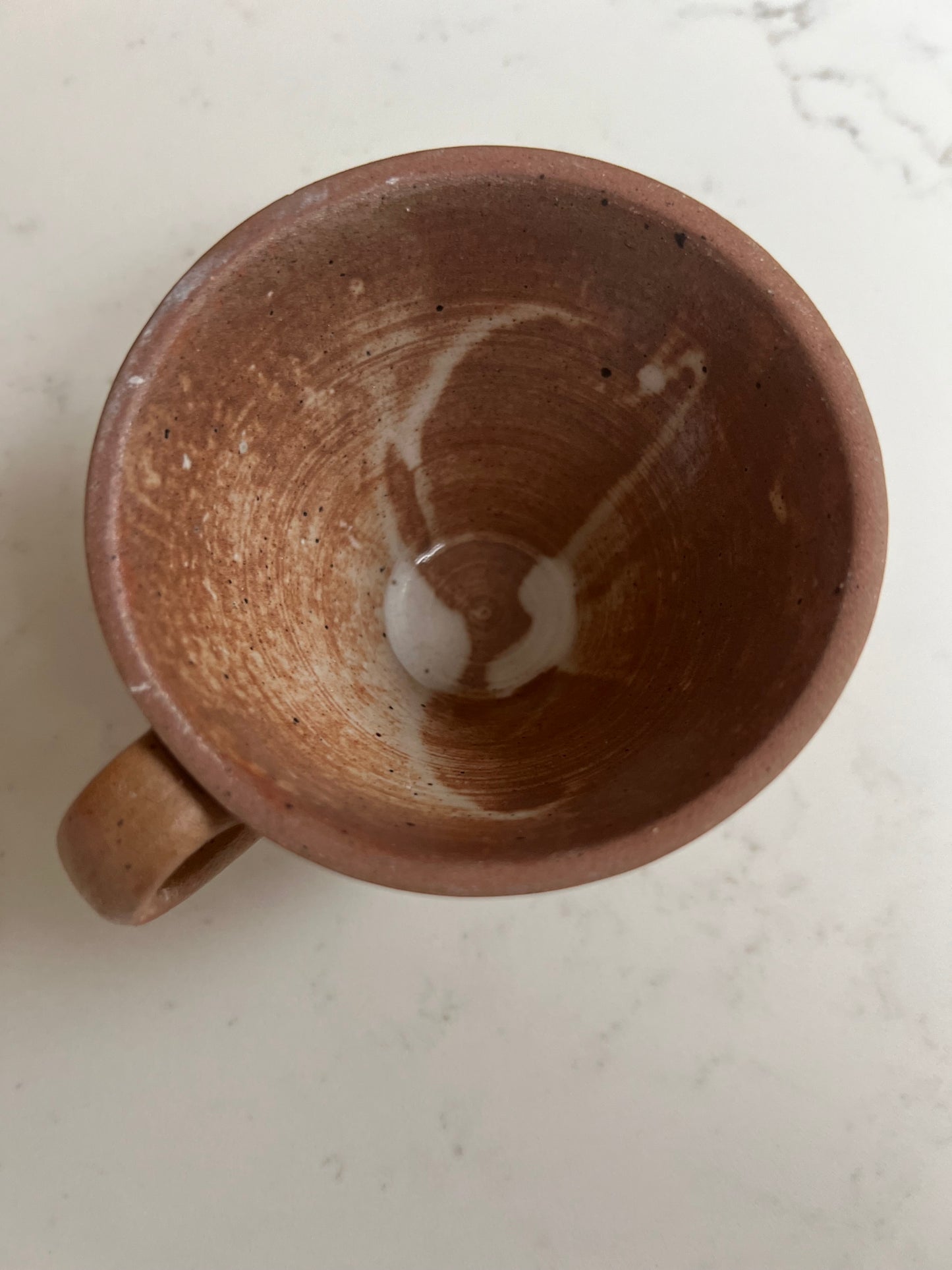 Set Of 3 Vintage French Stoneware Cups