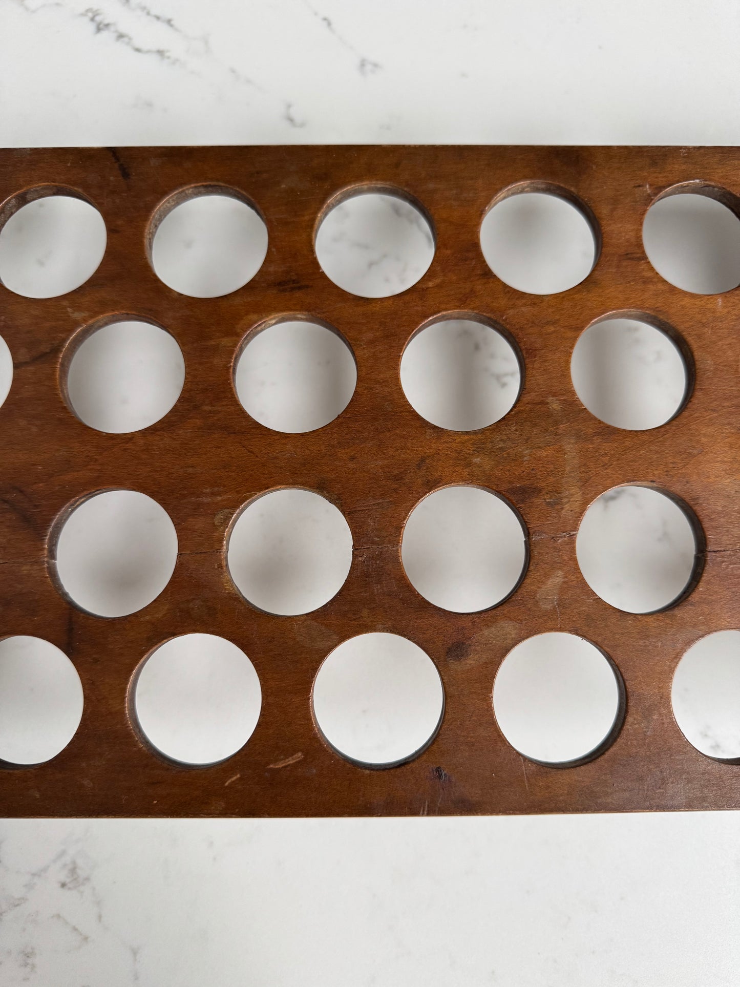 Antique Wooden Egg Rack