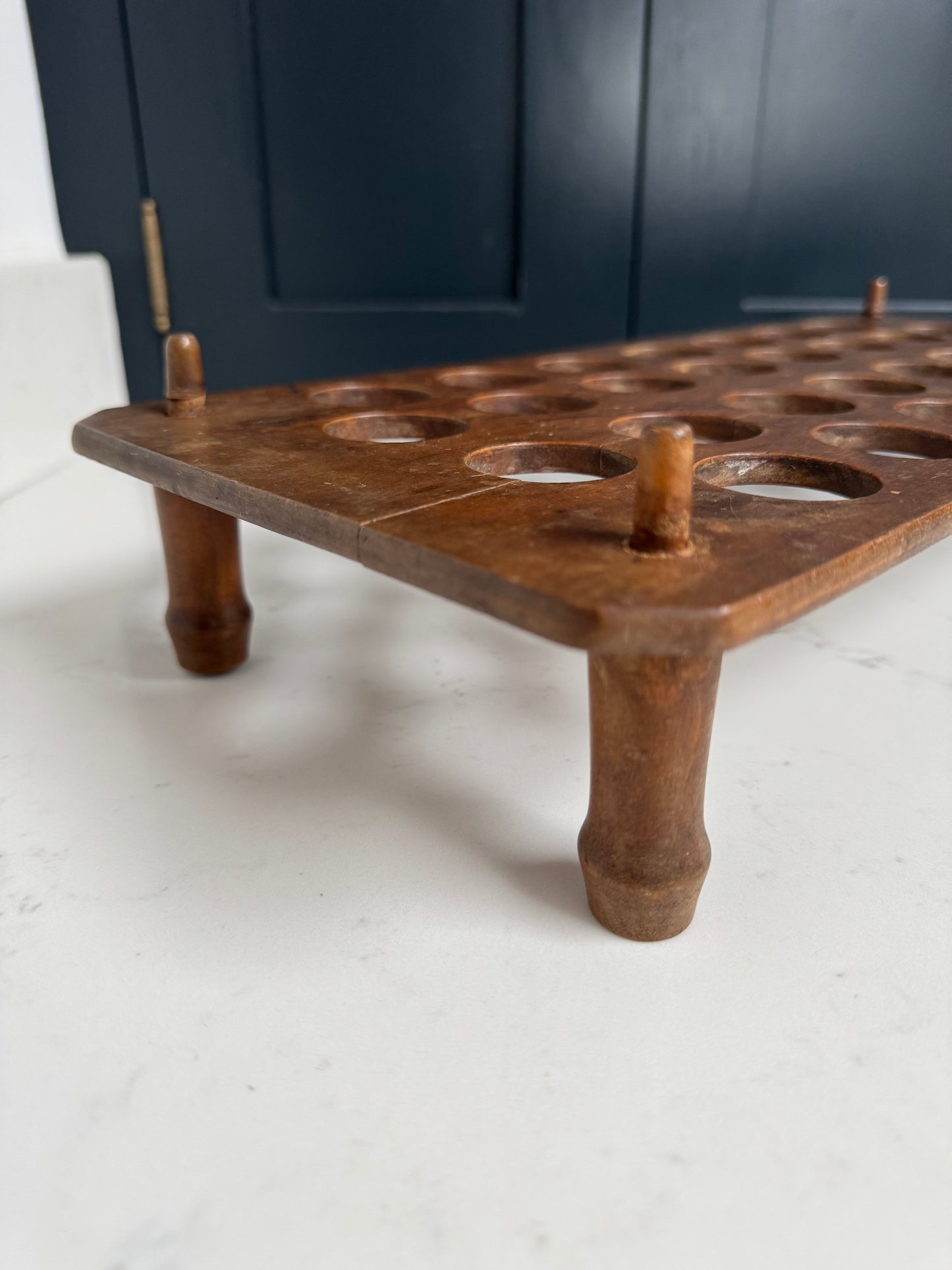 Antique Wooden Egg Rack