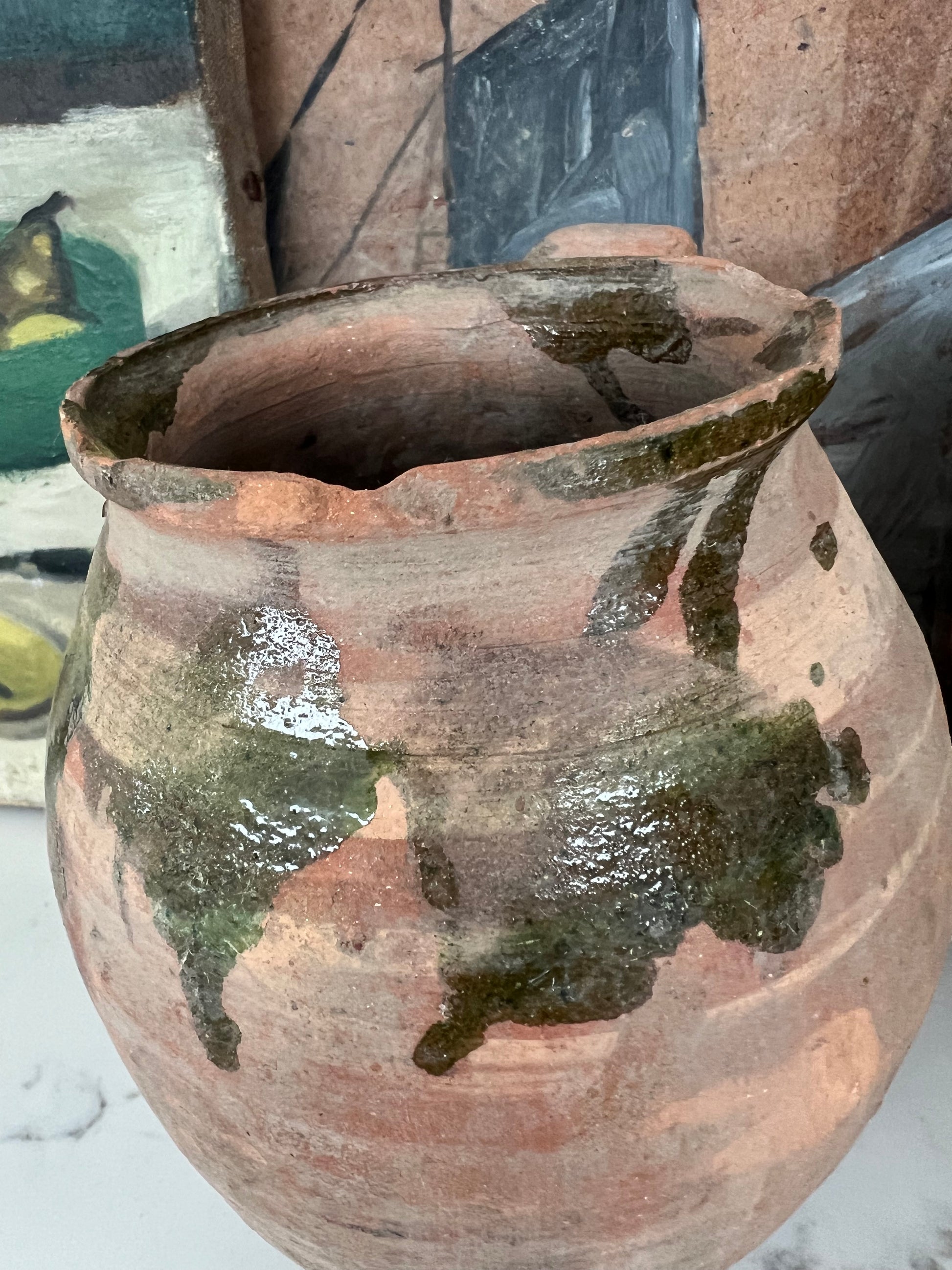 Vintage Terracotta Cooking Pot