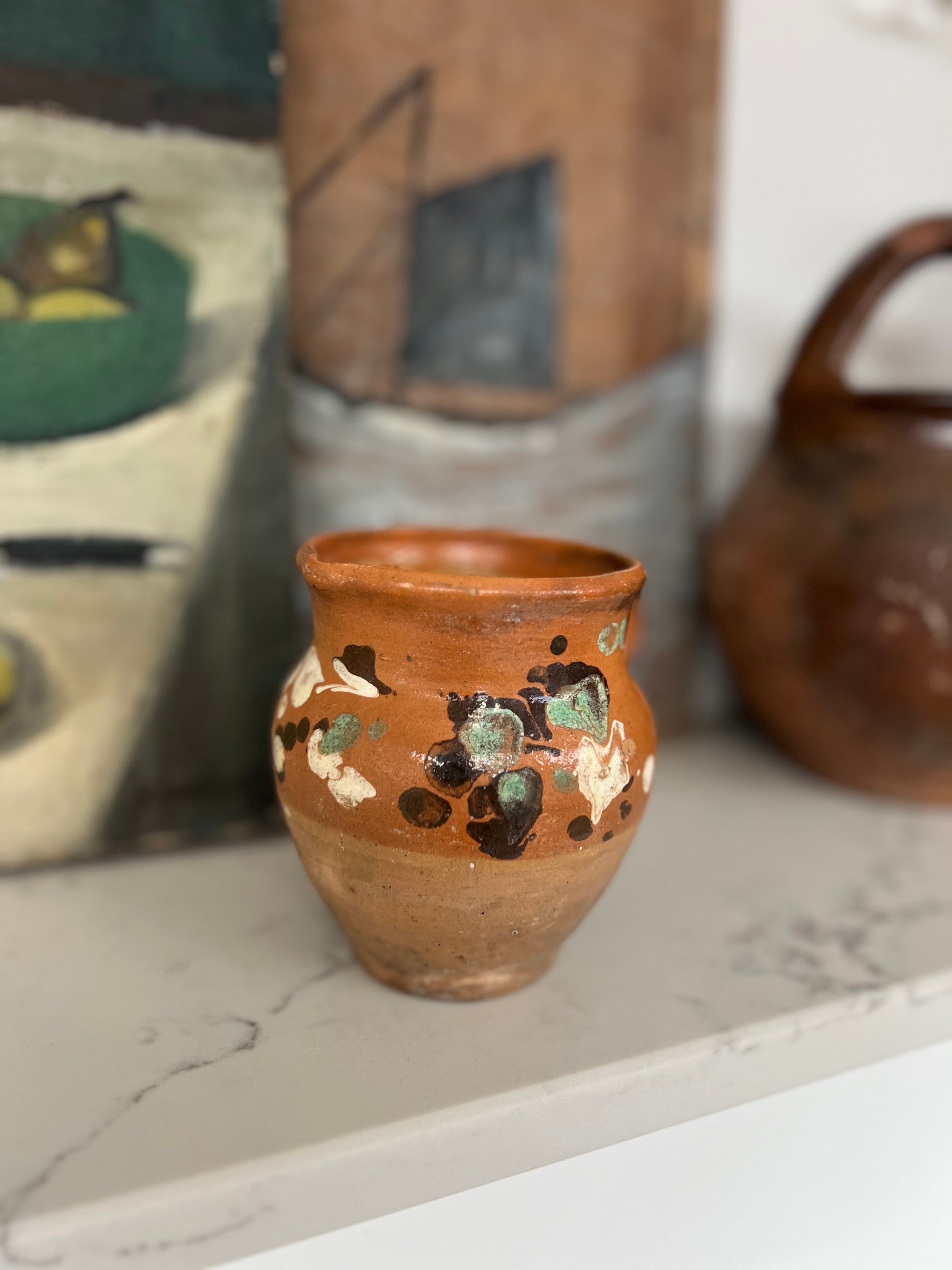 Vintage Terracotta Cooking Jug