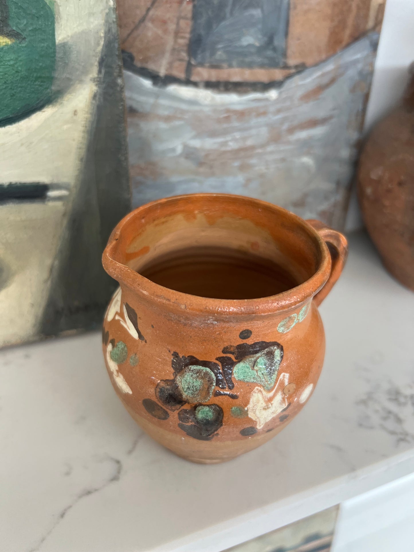 Vintage Terracotta Cooking Jug