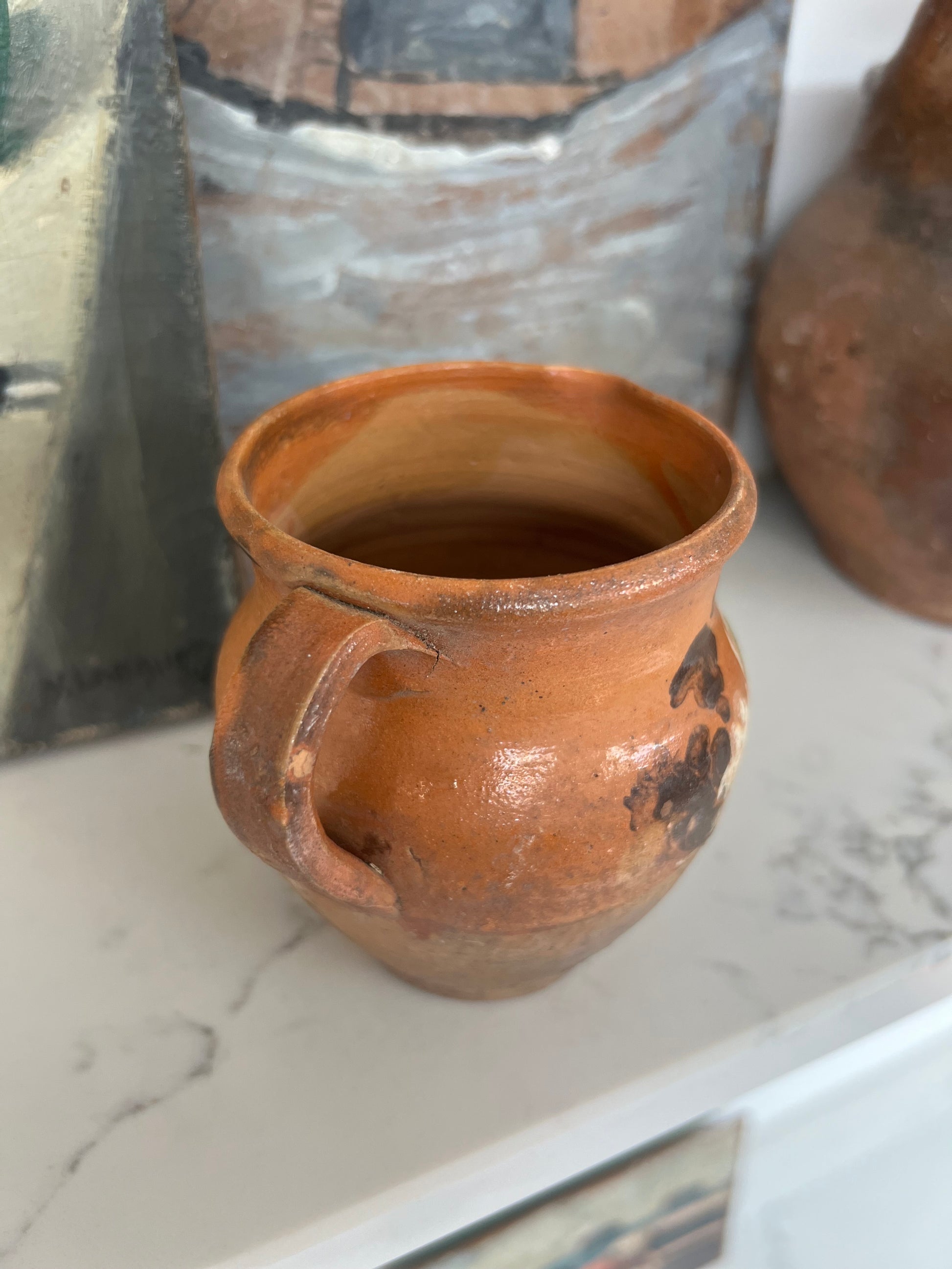 Vintage Terracotta Cooking Jug