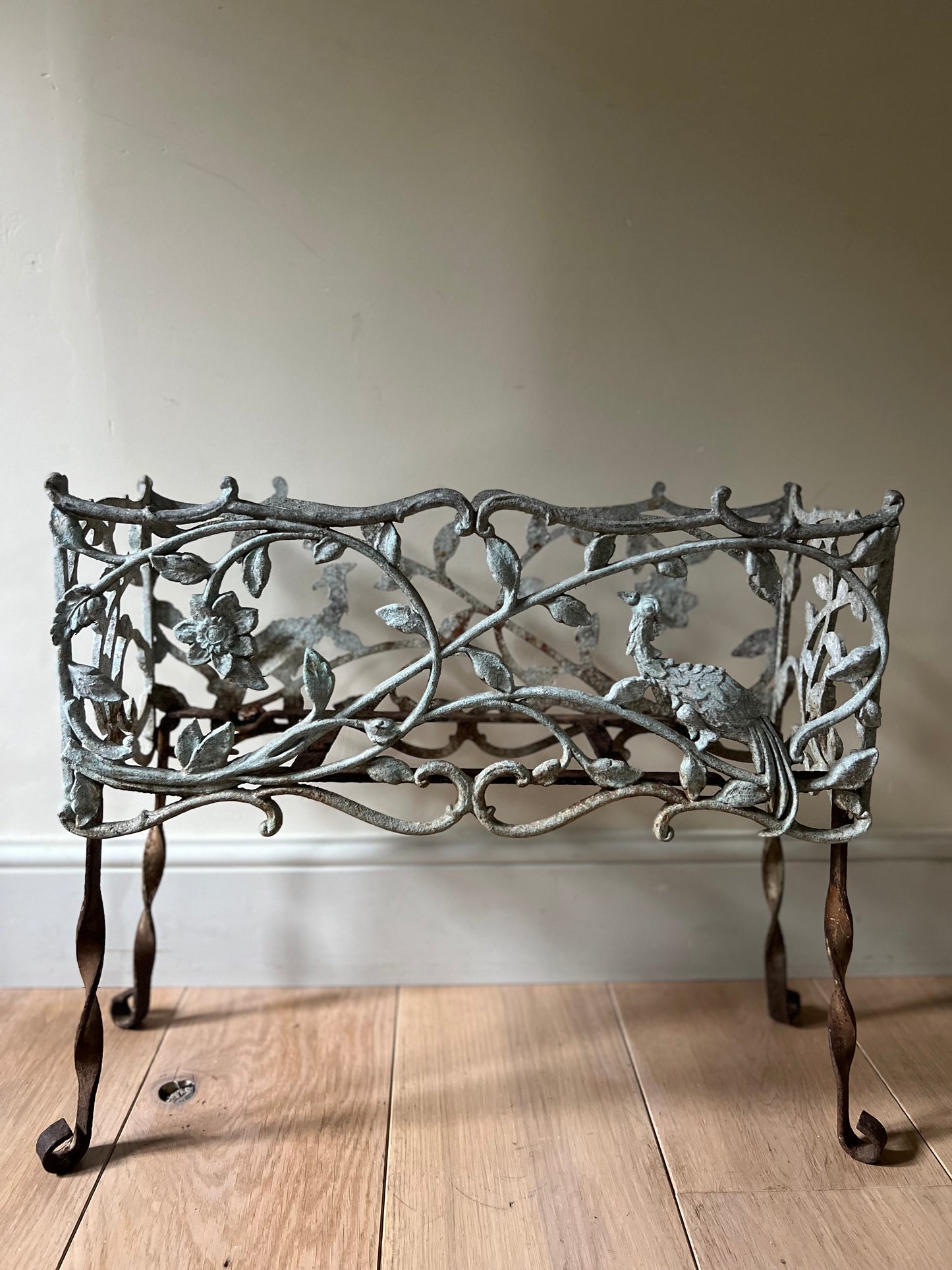 Antique Wrought Iron Planter Jardiniere