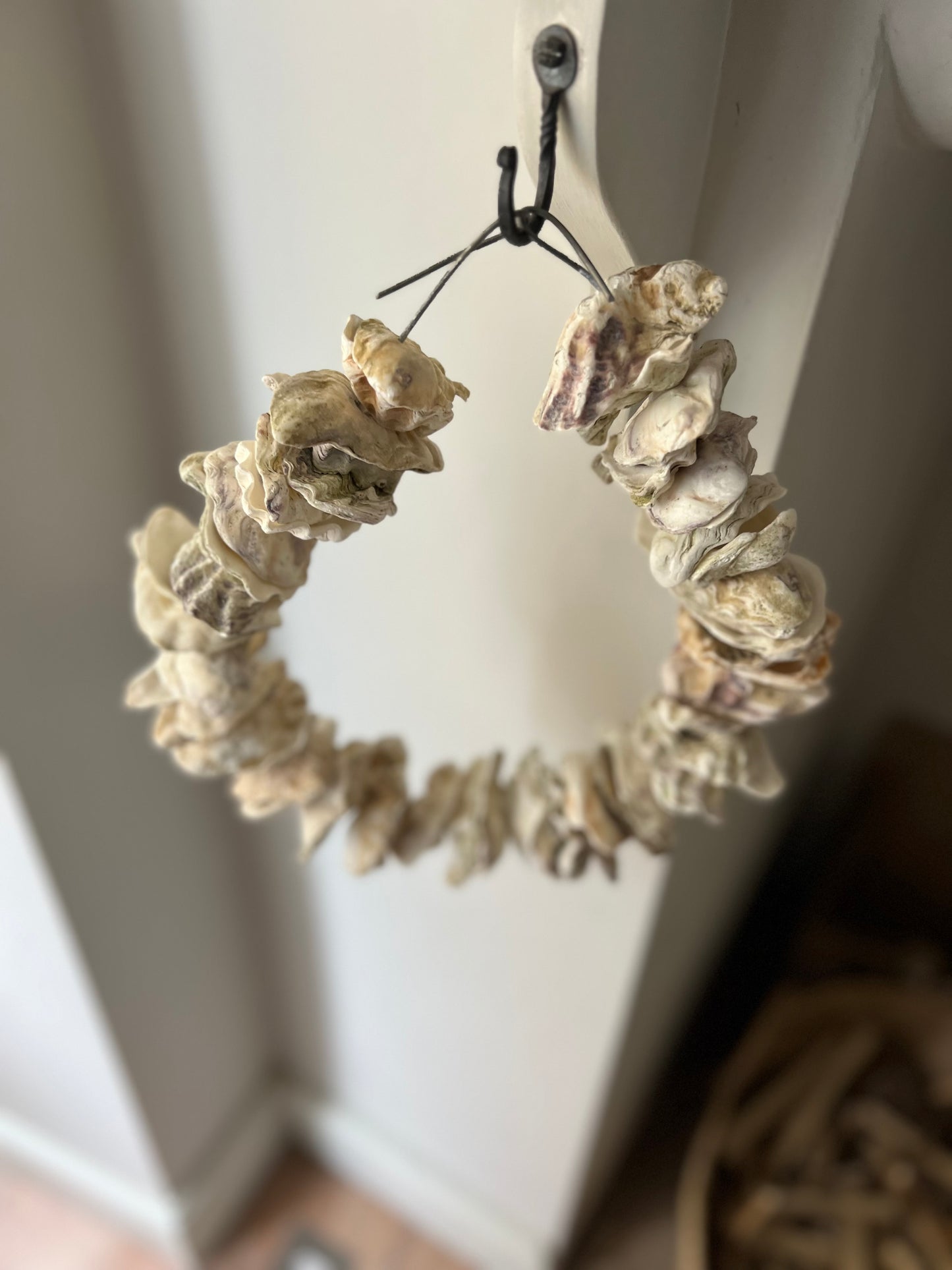 Vintage Oyster Shell Wreath