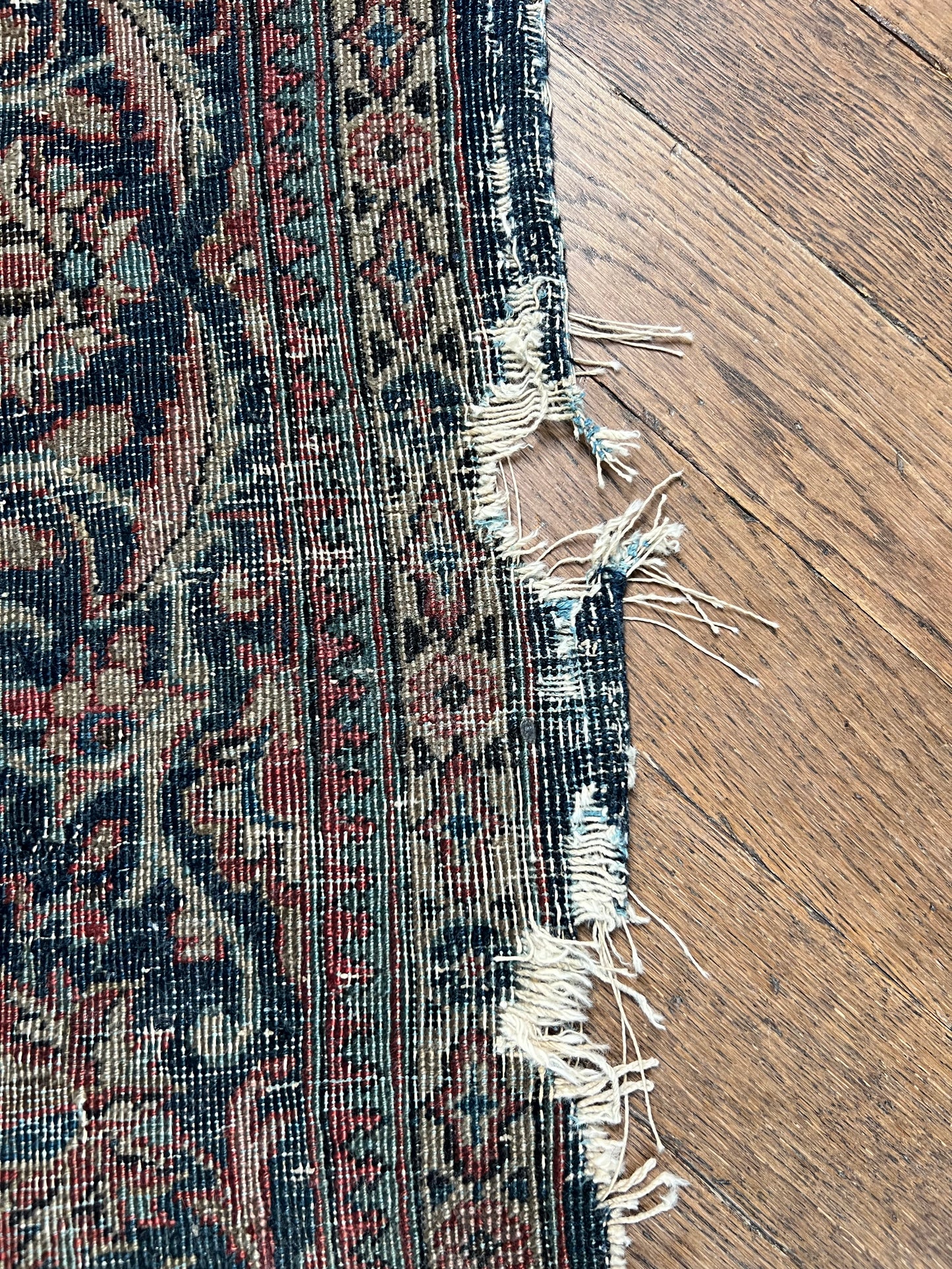 Antique Persian Kashan Rug