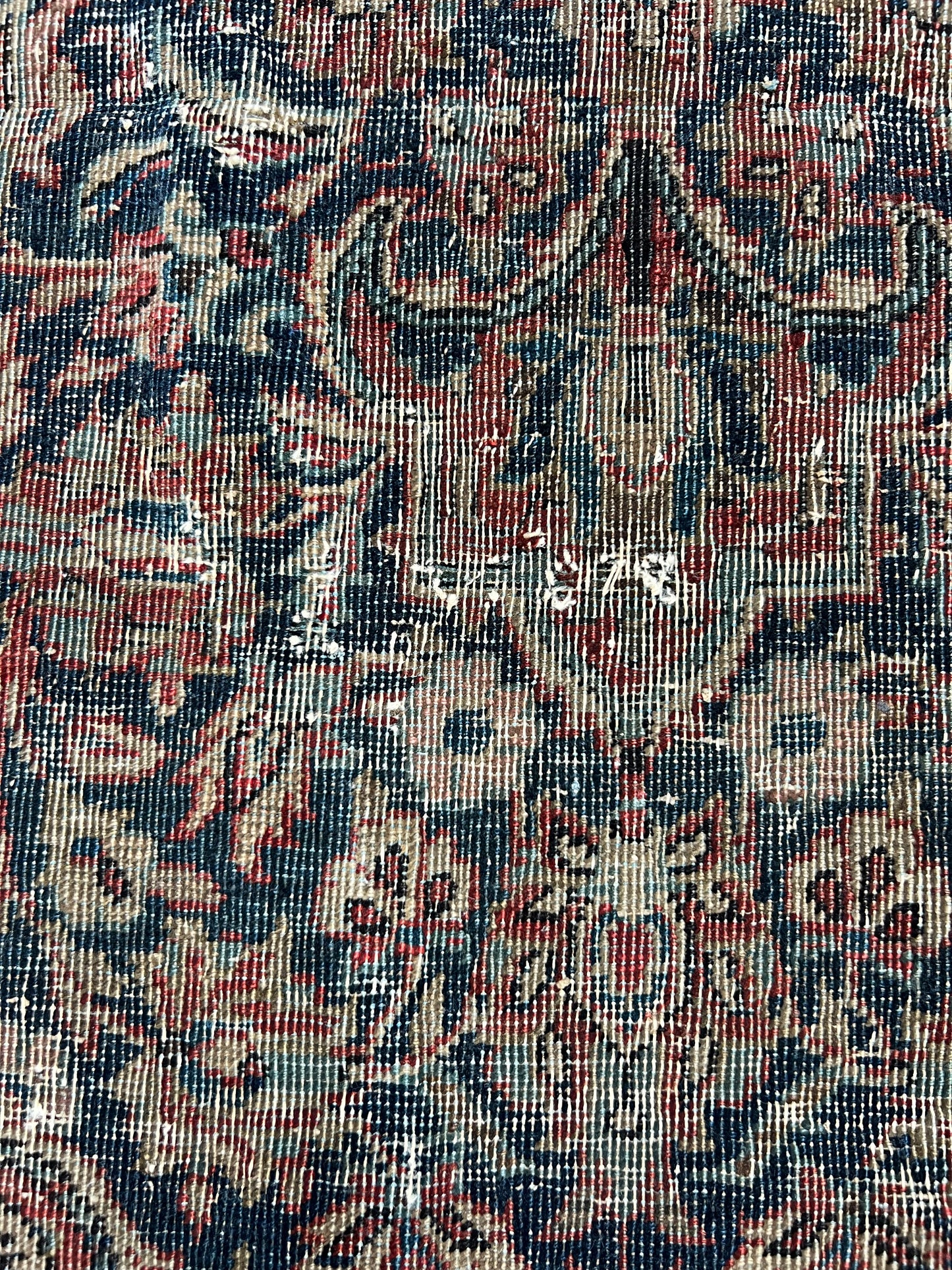 Antique Persian Kashan Rug