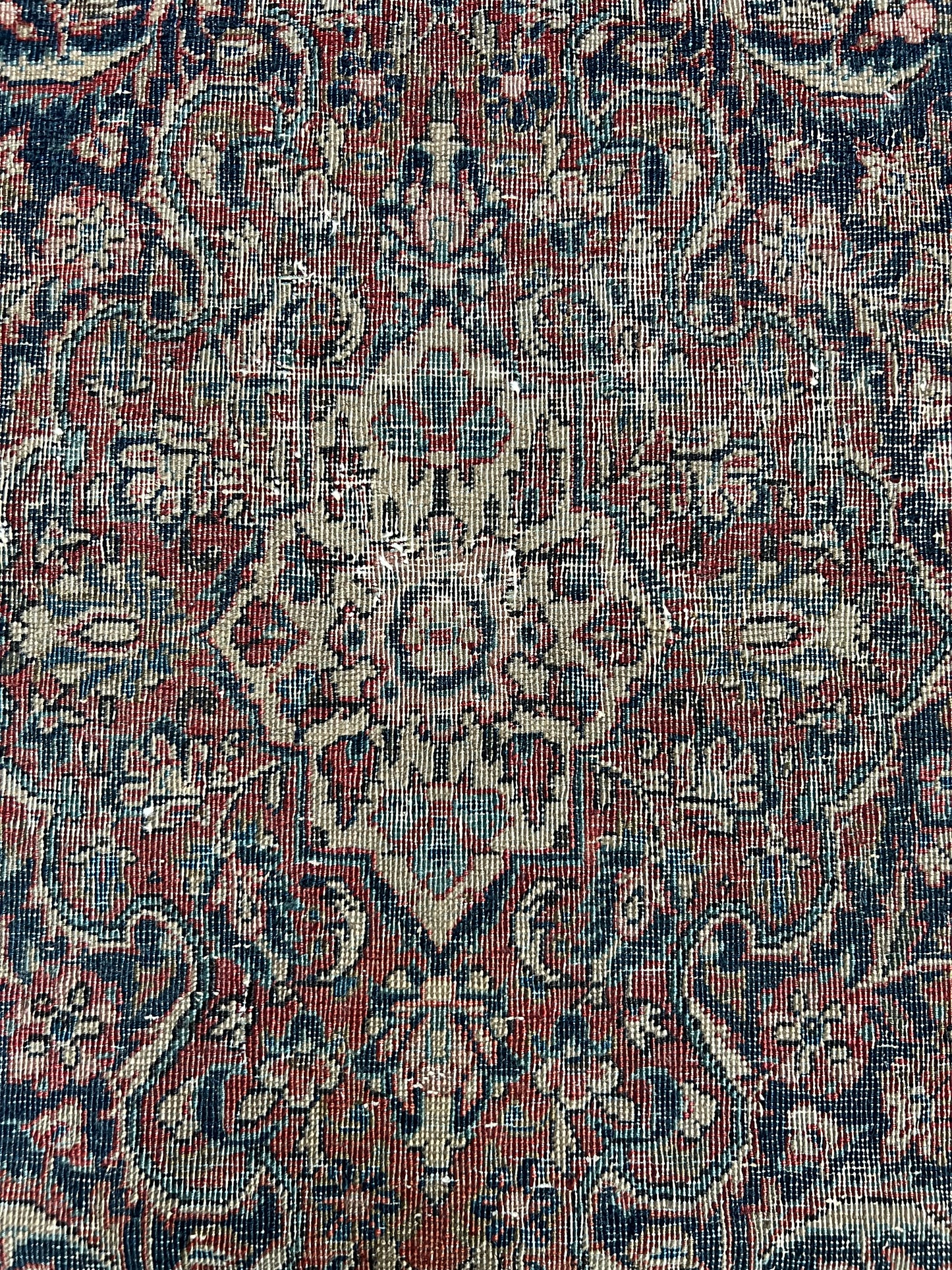 Antique Persian Kashan Rug