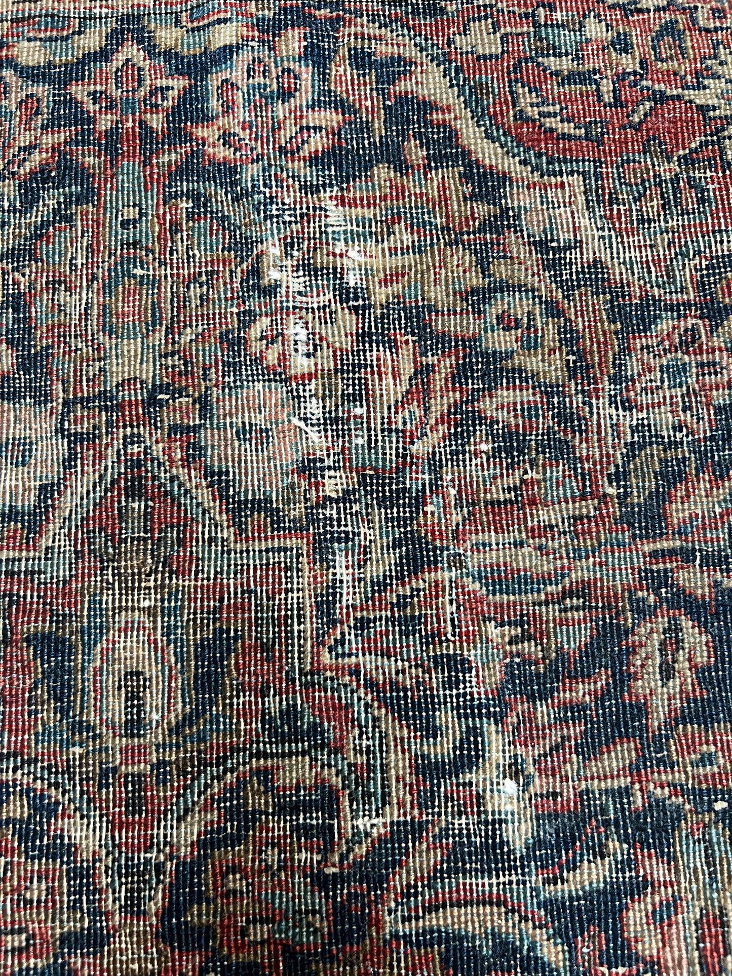 Antique Persian Kashan Rug