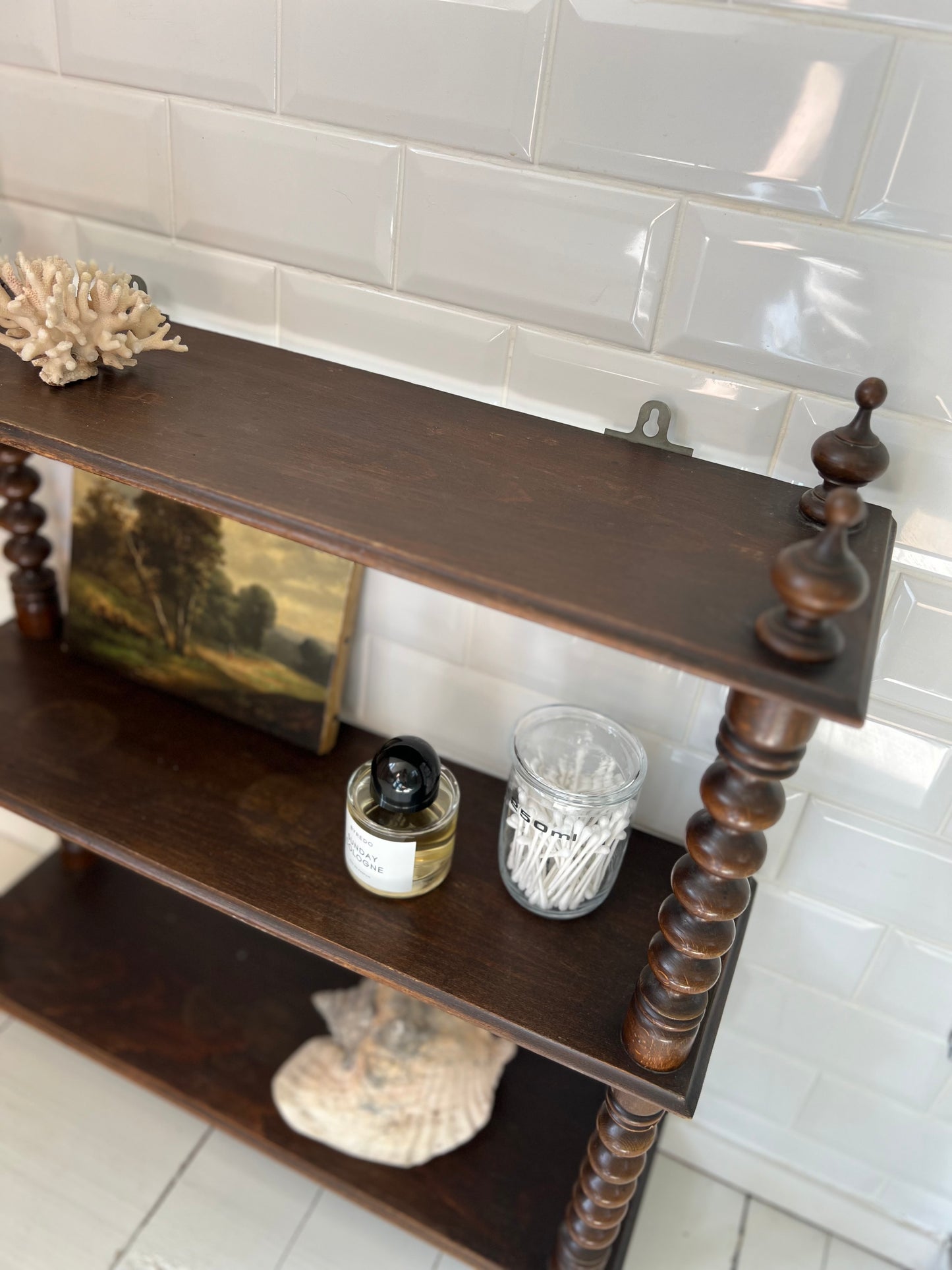 Antique French Bobbin Shelves