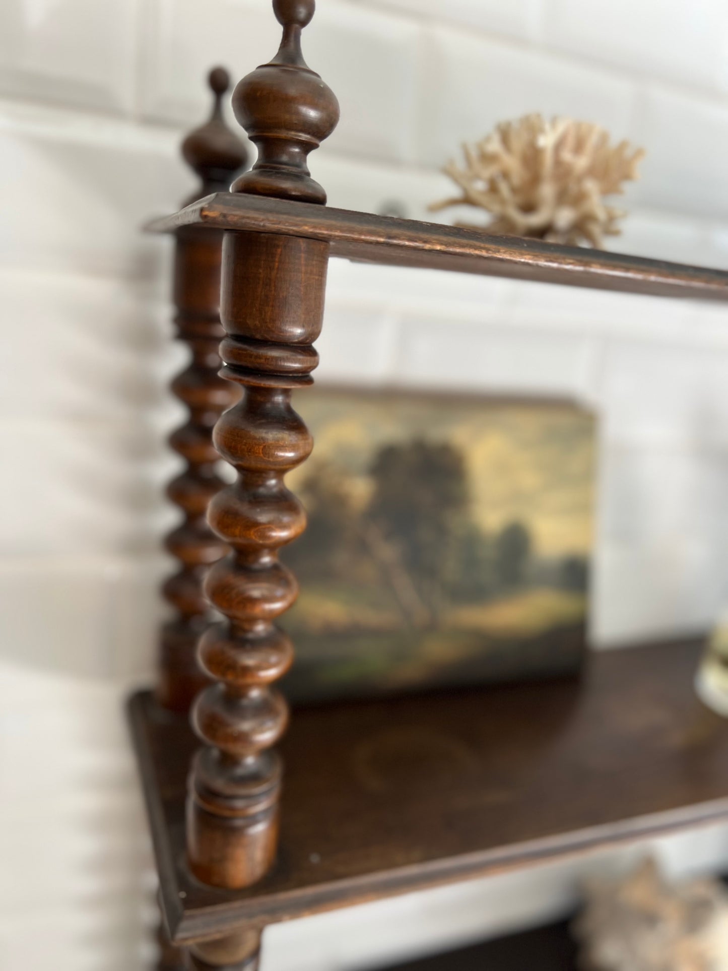 Antique French Bobbin Shelves