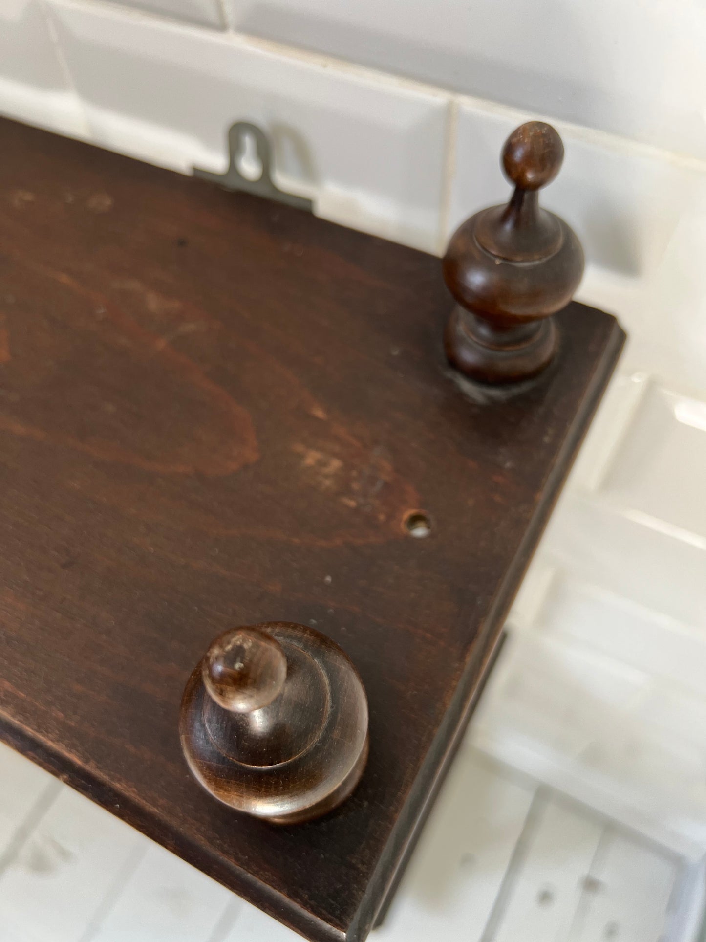 Antique French Bobbin Shelves