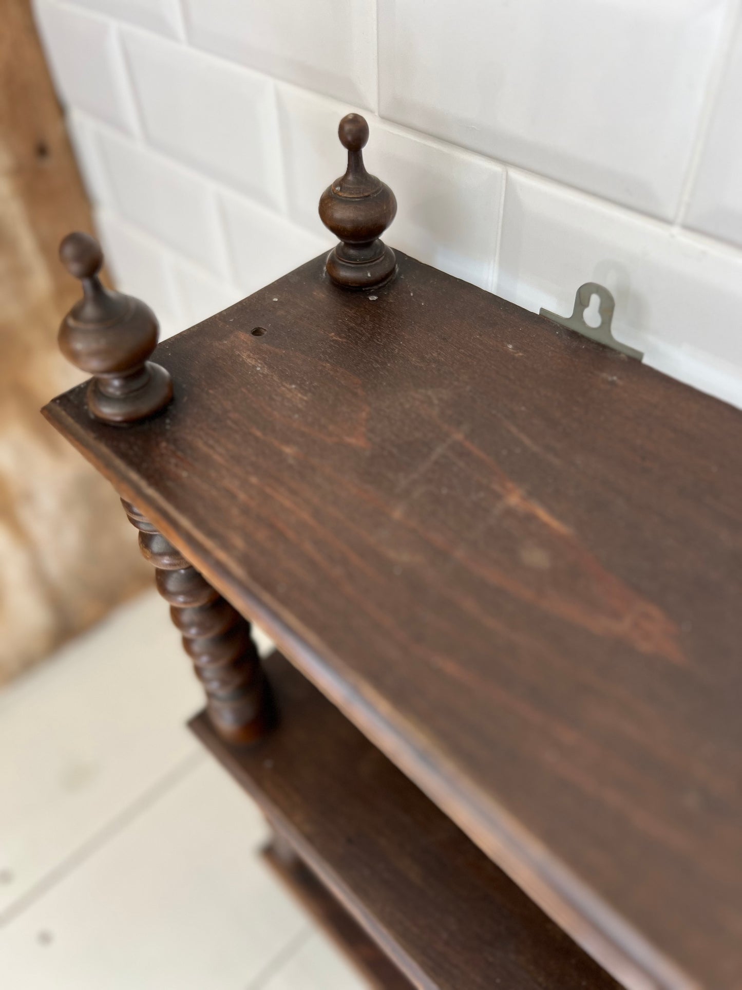 Antique French Bobbin Shelves