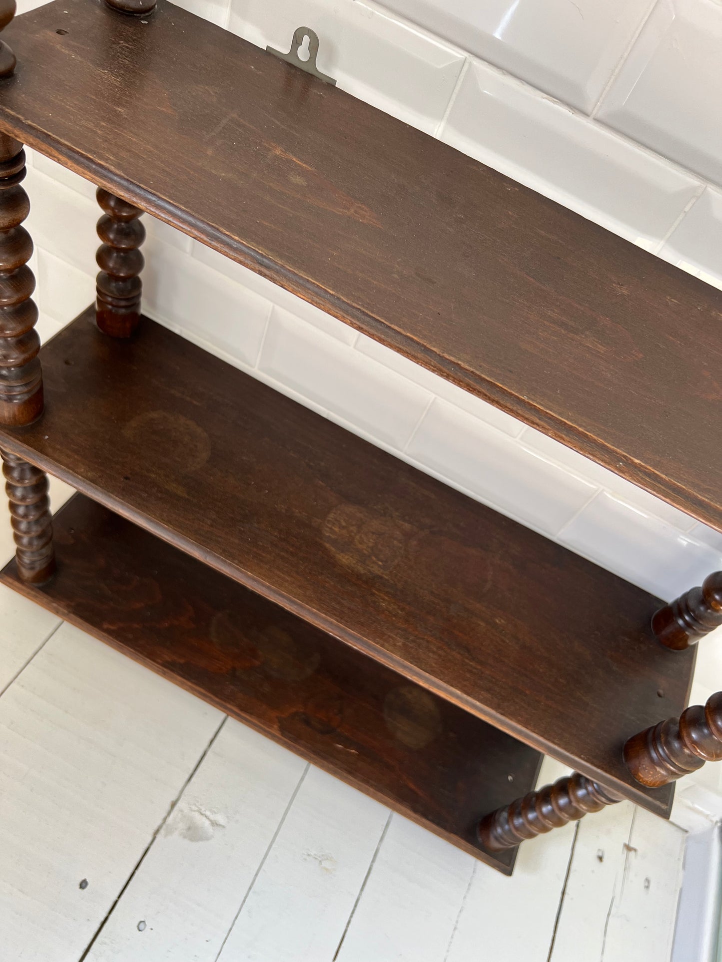 Antique French Bobbin Shelves