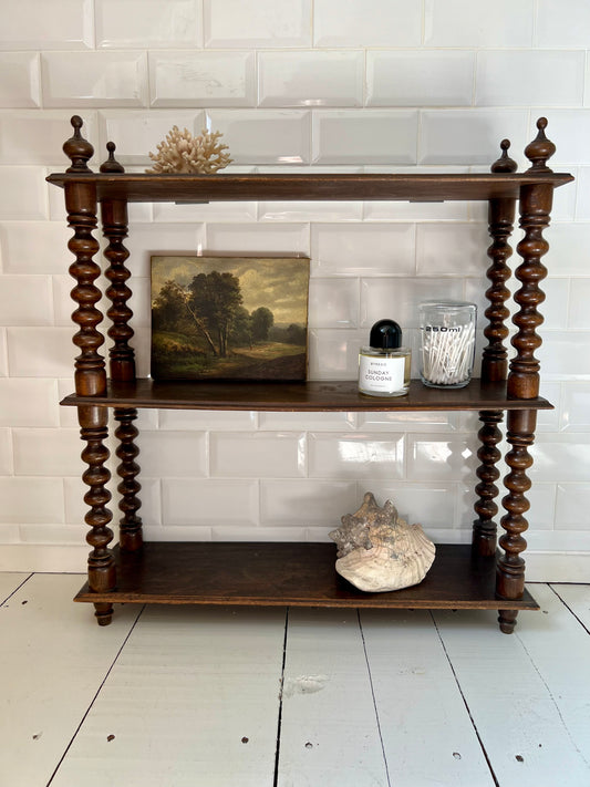 Antique French Bobbin Shelves