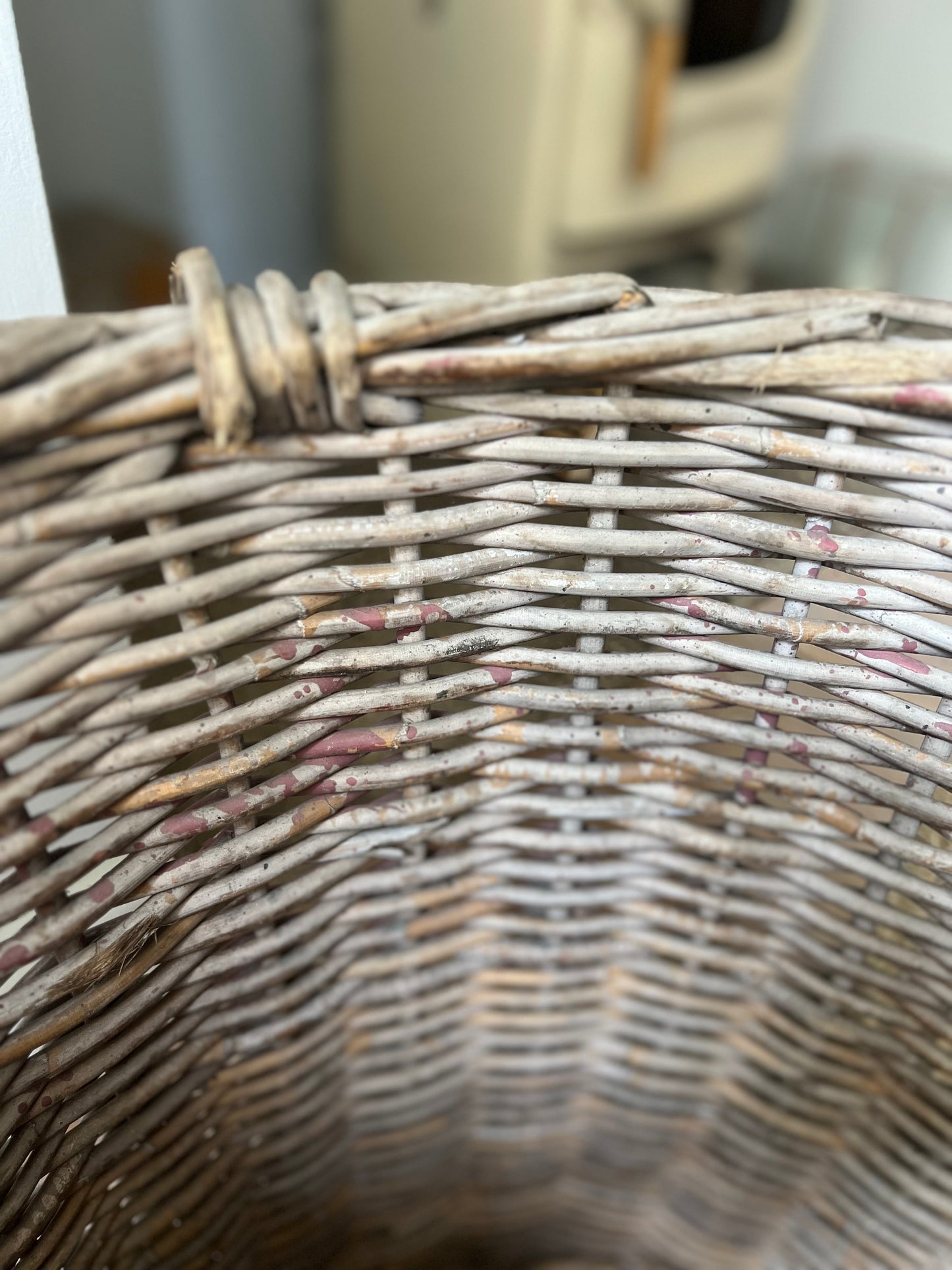 Large Vintage French Harvester Basket