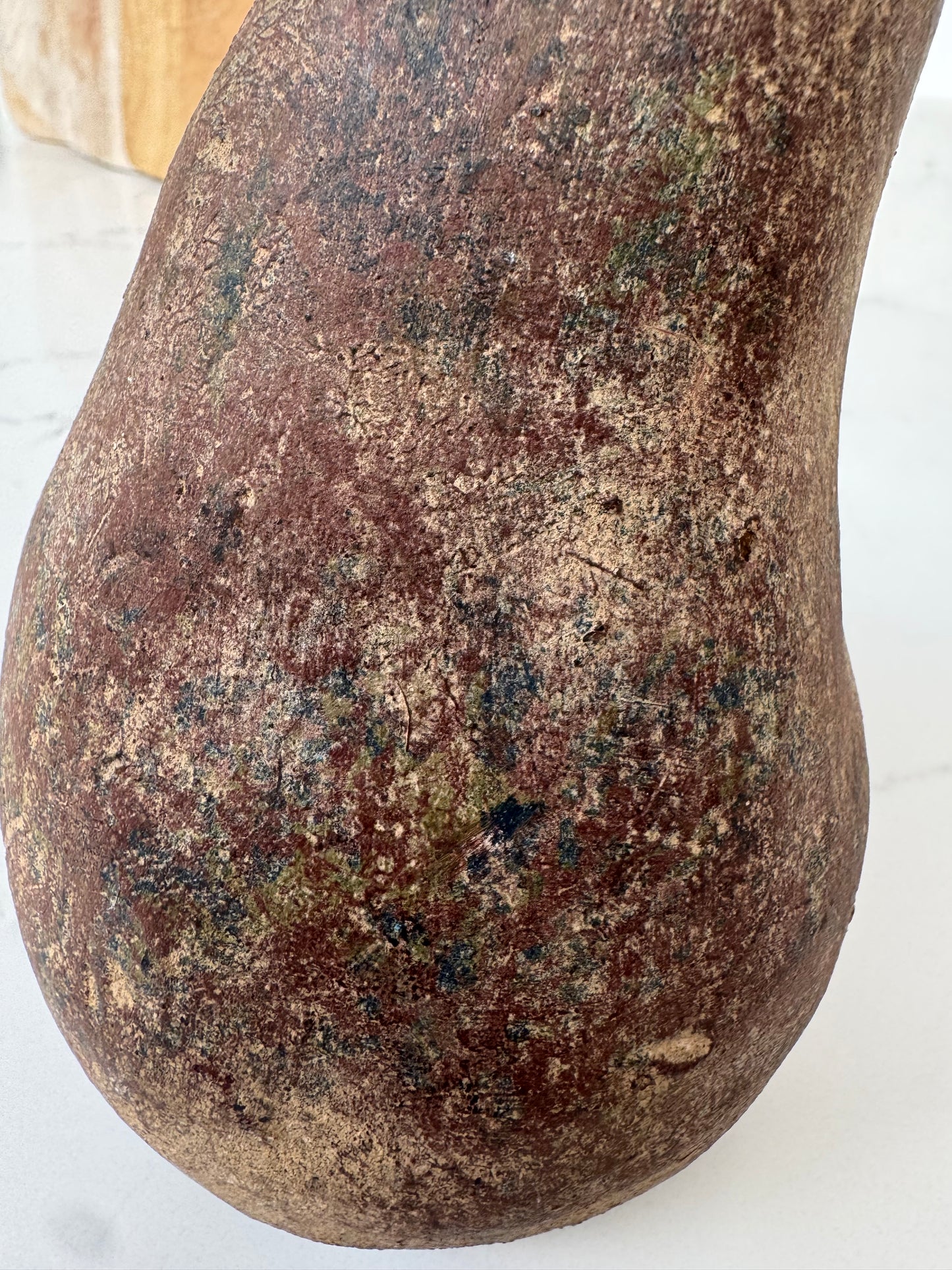 Vintage Terracotta Pear & Aubergine