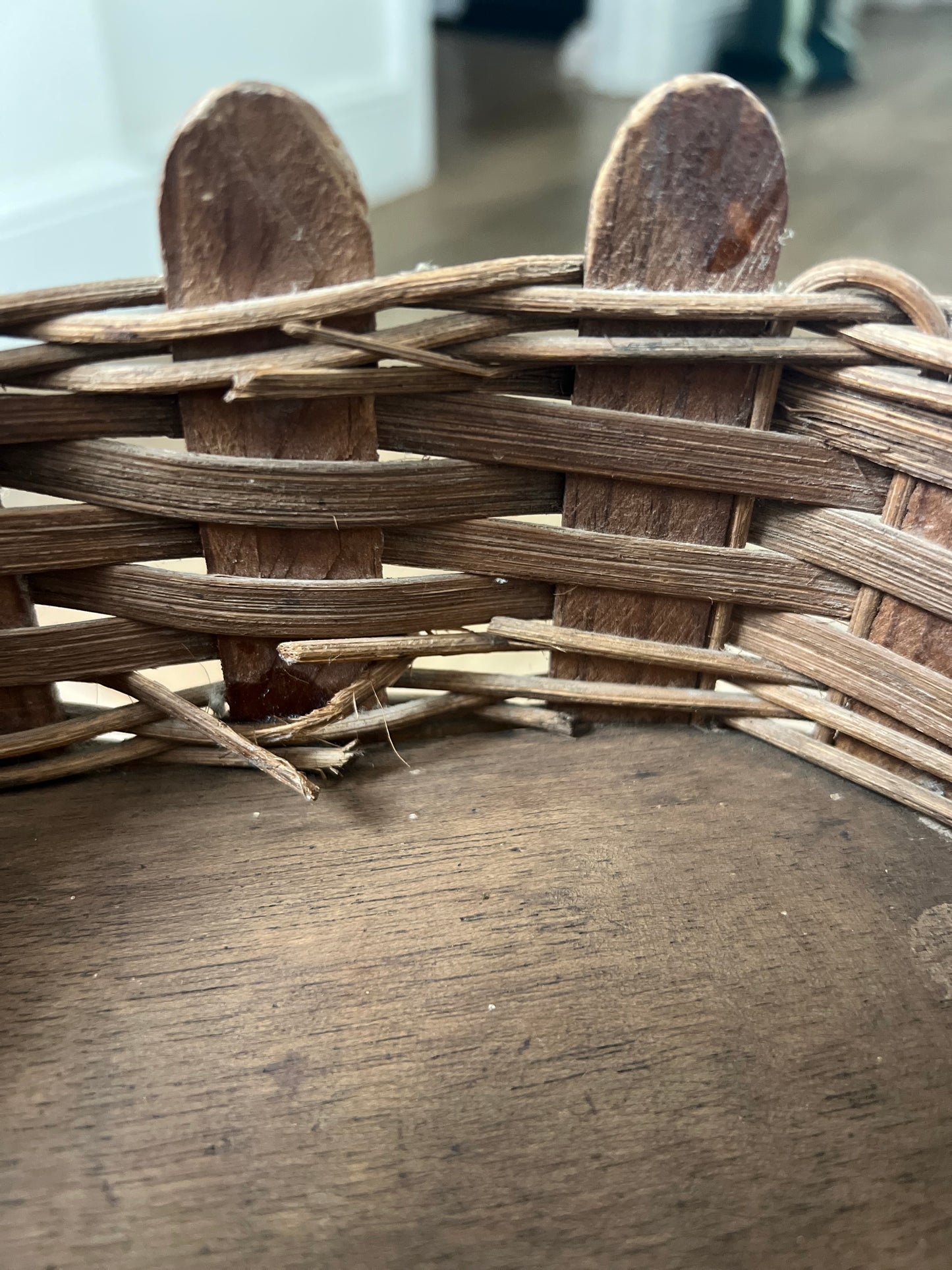 Vintage French Bread / Bottle Basket