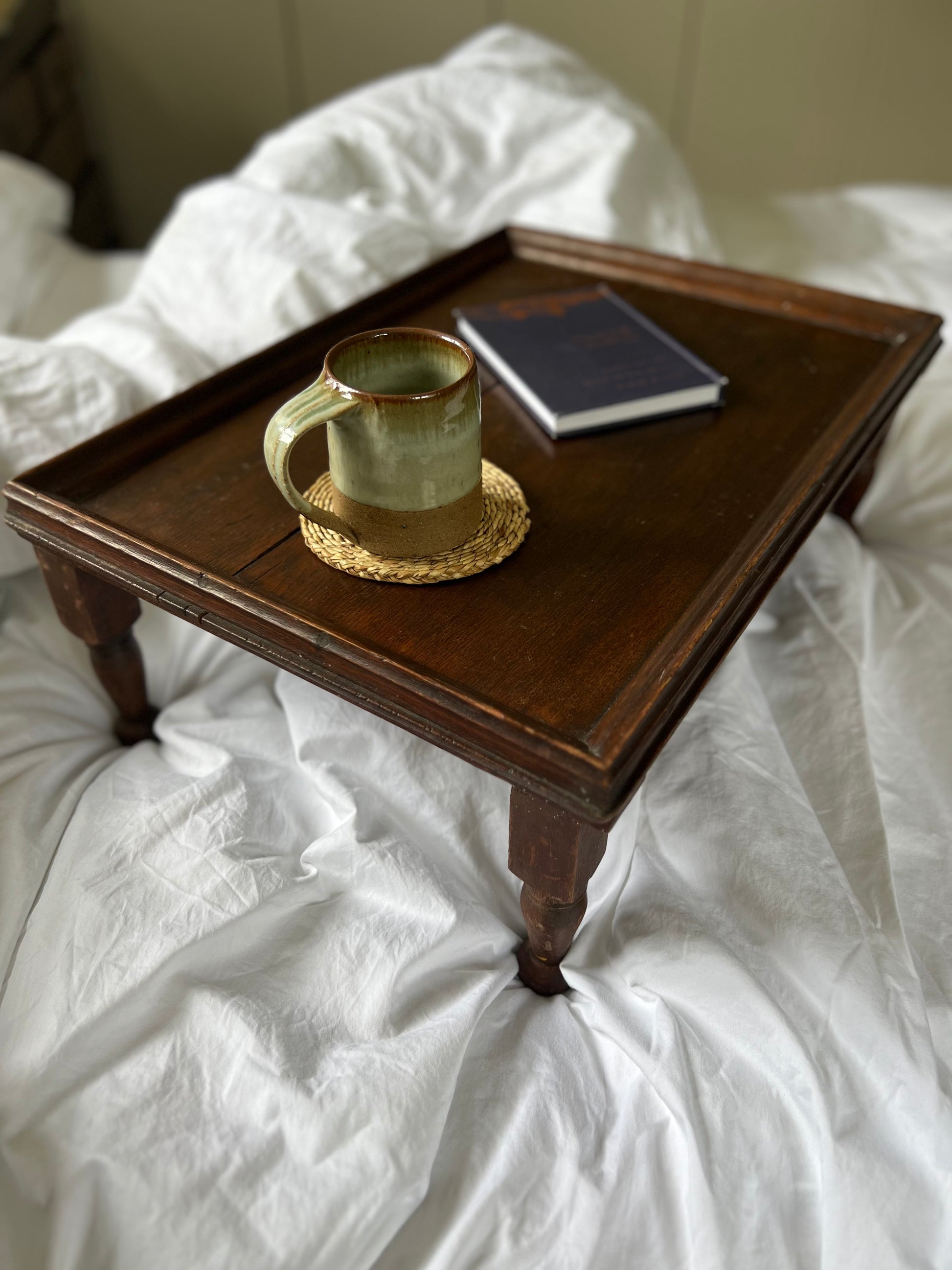 Vintage Wooden Bed Tray